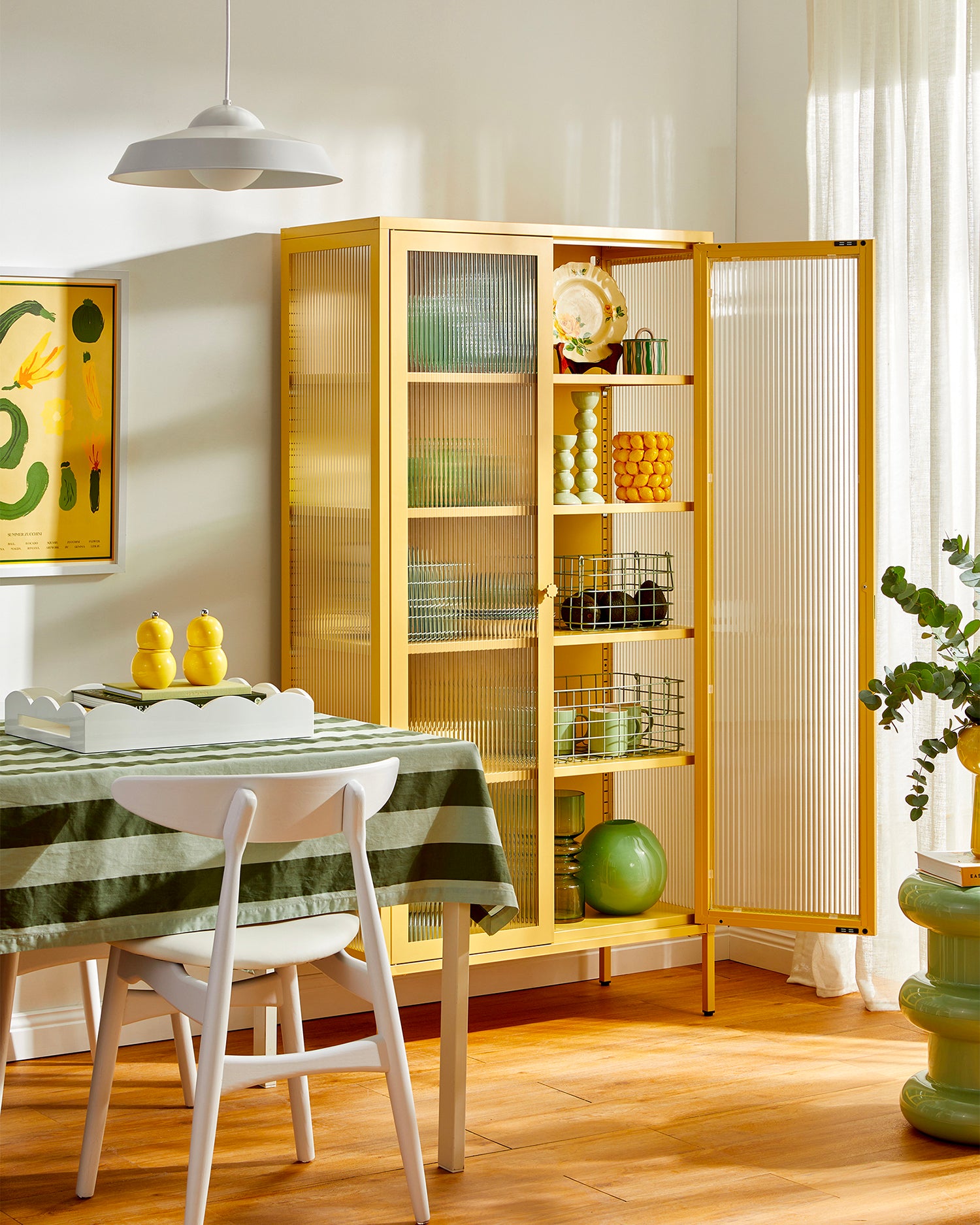 Vetrina in metallo e vetro The Collector