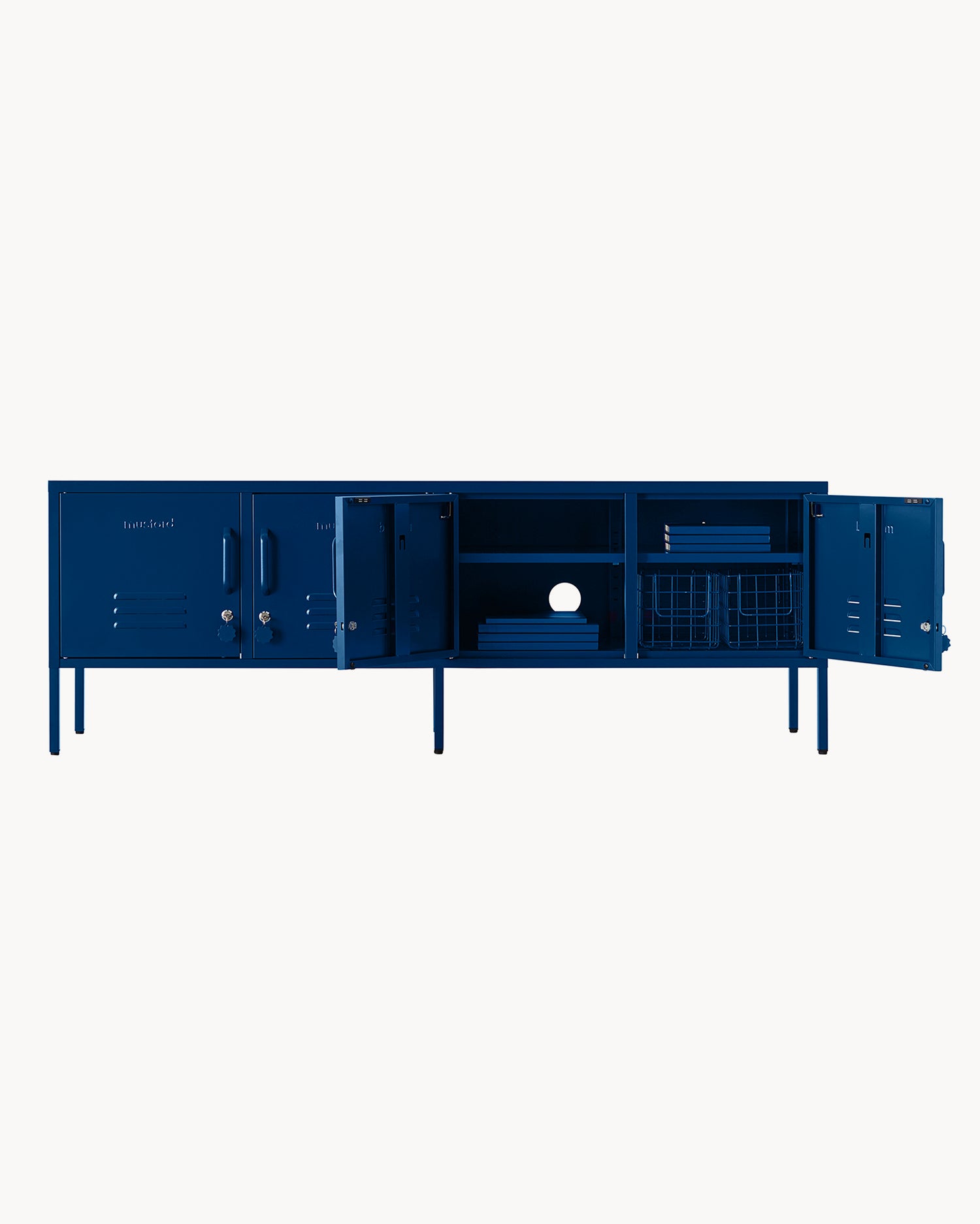 Mobile tv in metallo The Standard, blu navy