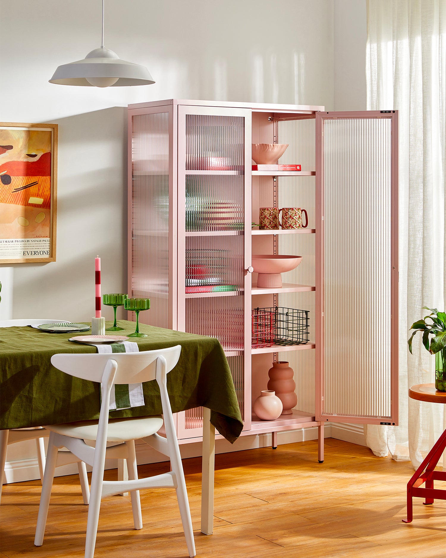 Vetrina in metallo e vetro The Collector