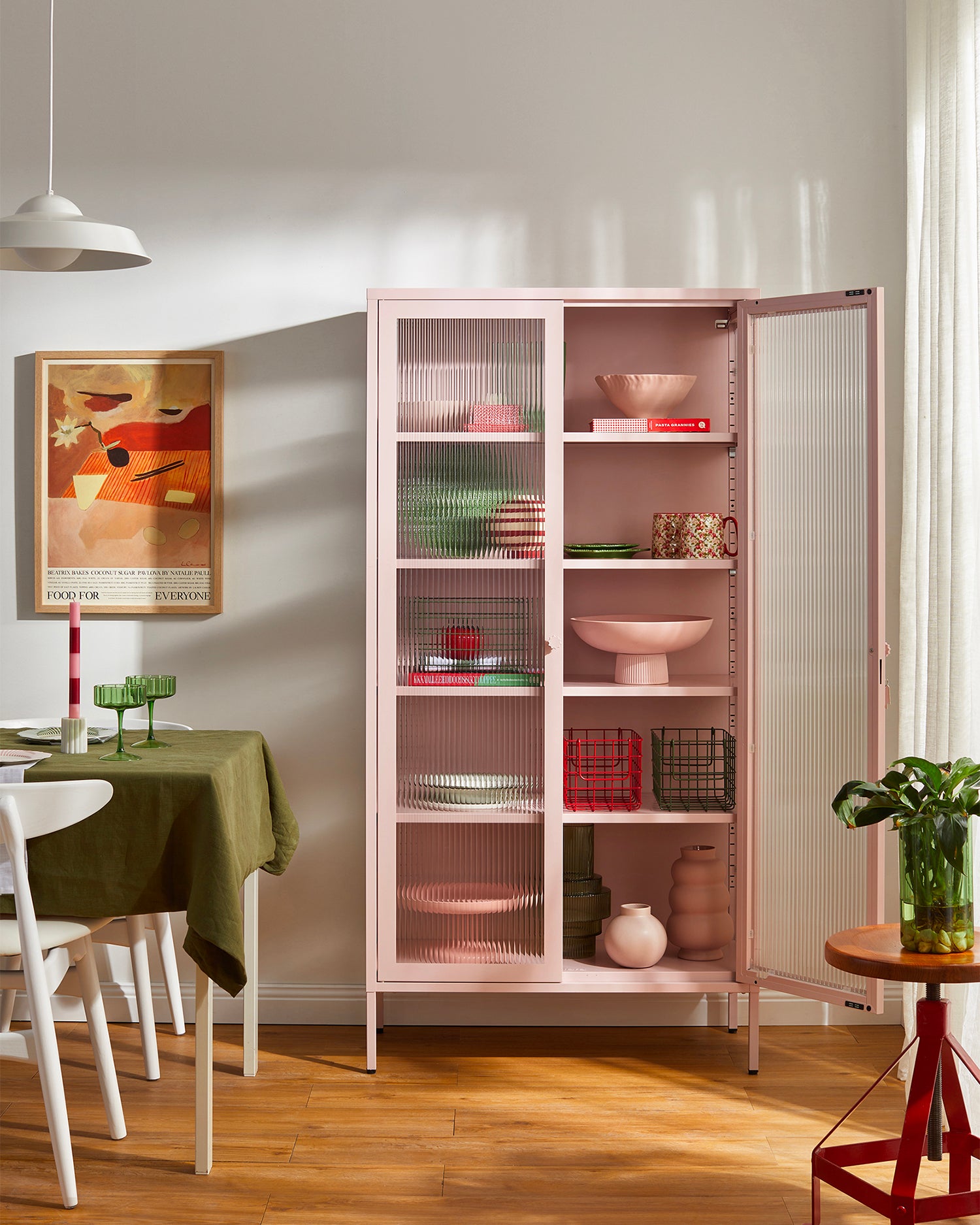 Vetrina in metallo e vetro The Collector