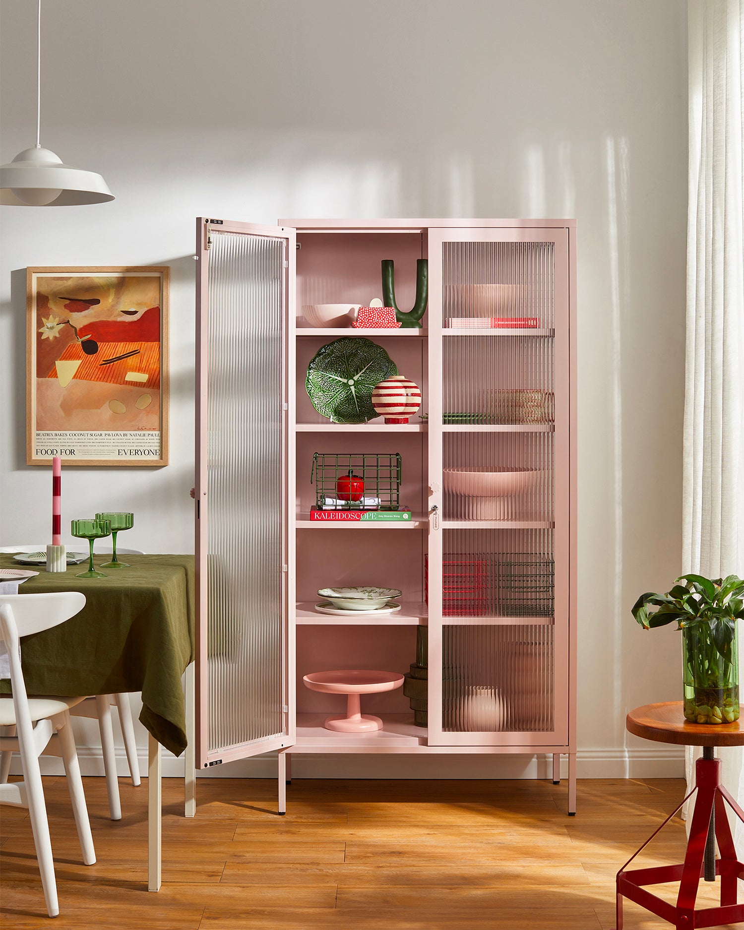 Vetrina in metallo e vetro The Collector