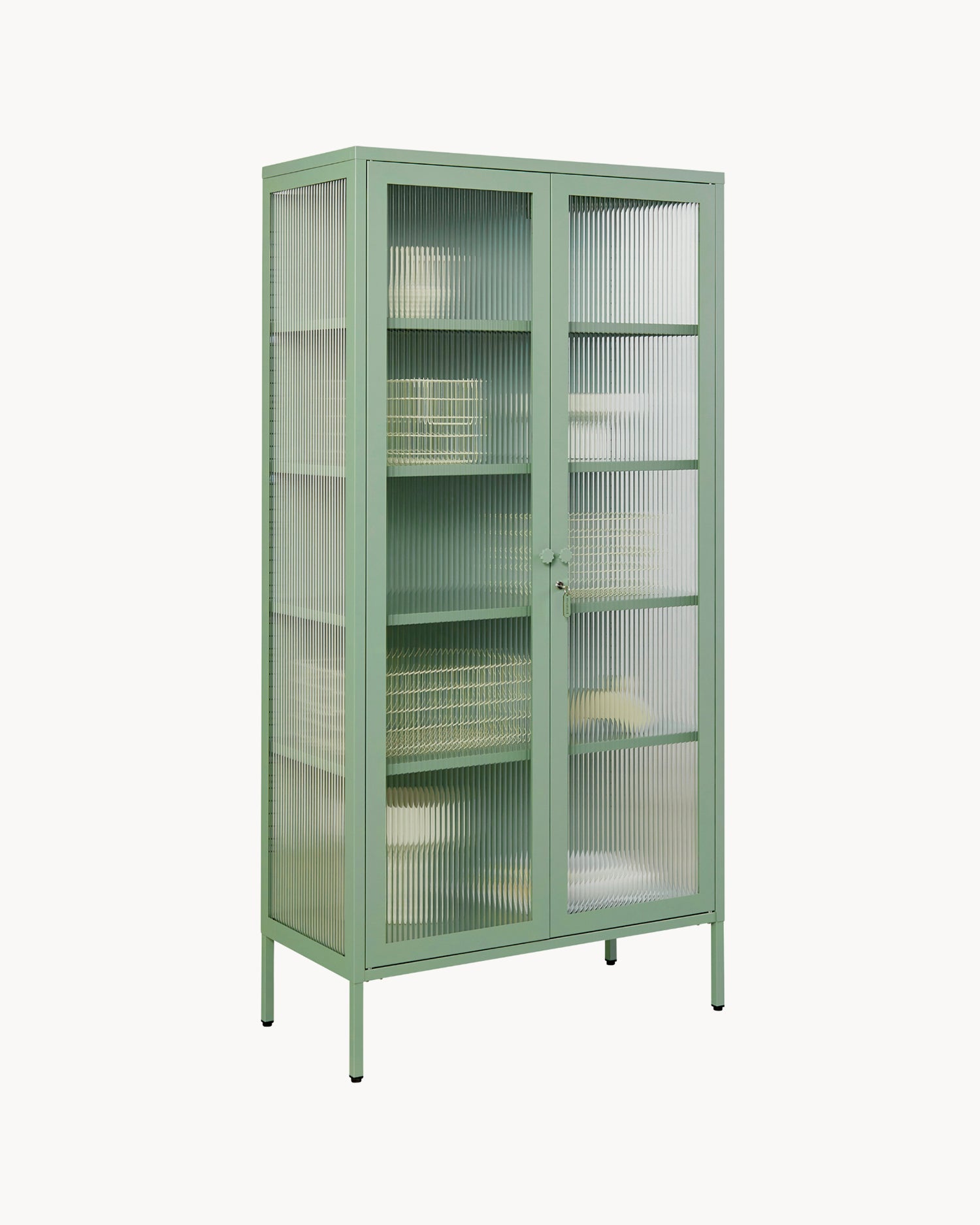 Vetrina in metallo e vetro The Collector