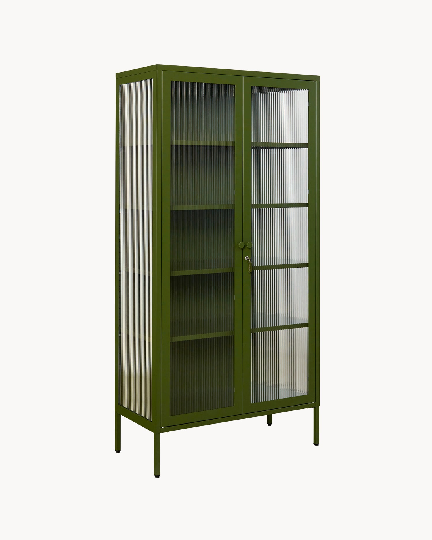 Vetrina in metallo e vetro The Collector