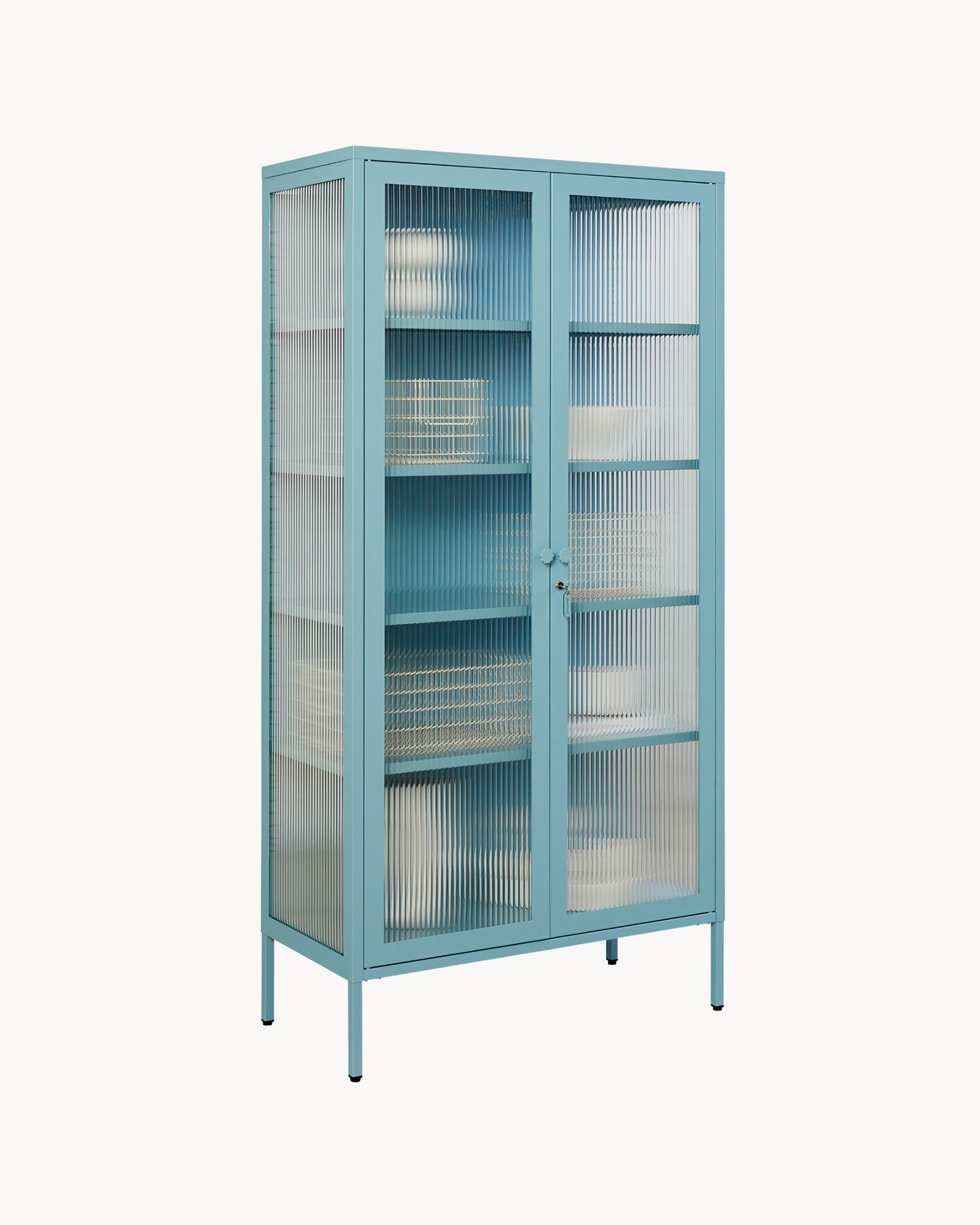 Vetrina in metallo e vetro The Collector