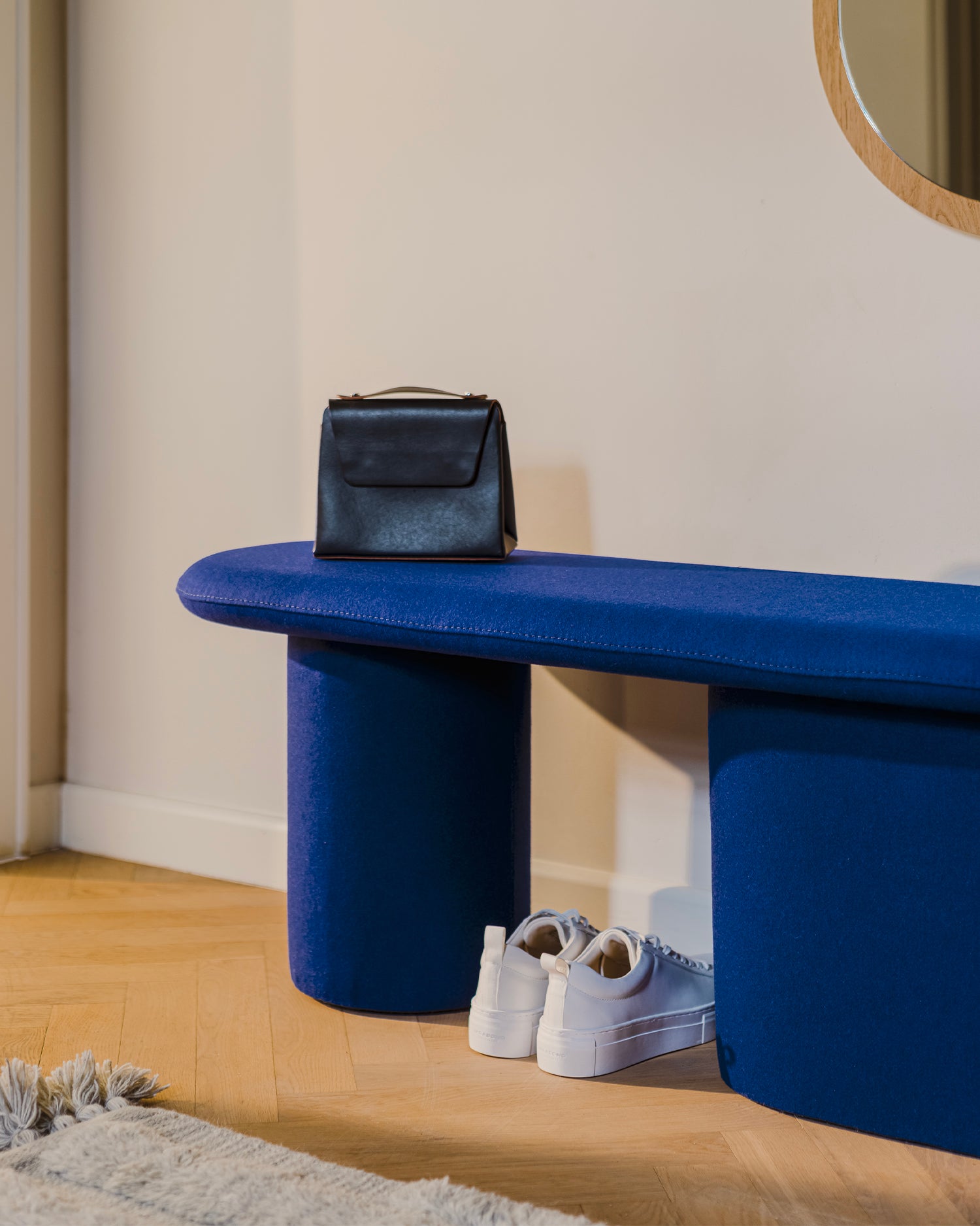 Panca imbottita fatta a mano Rull