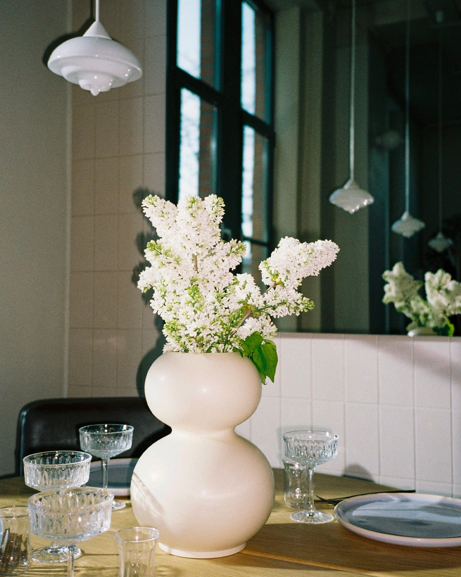 Vaso in ceramica Tuga, beige