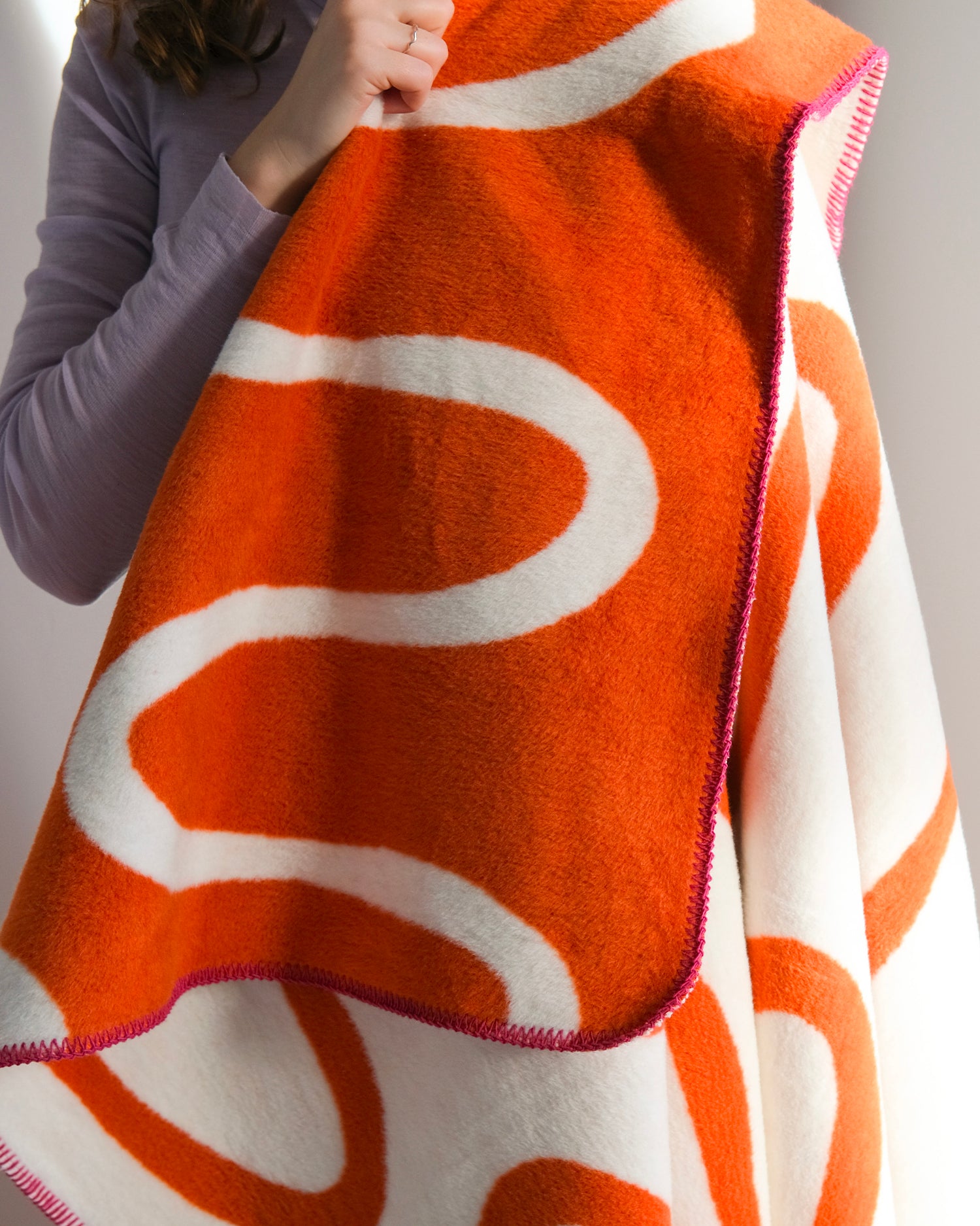 Coperta in cotone Swirl