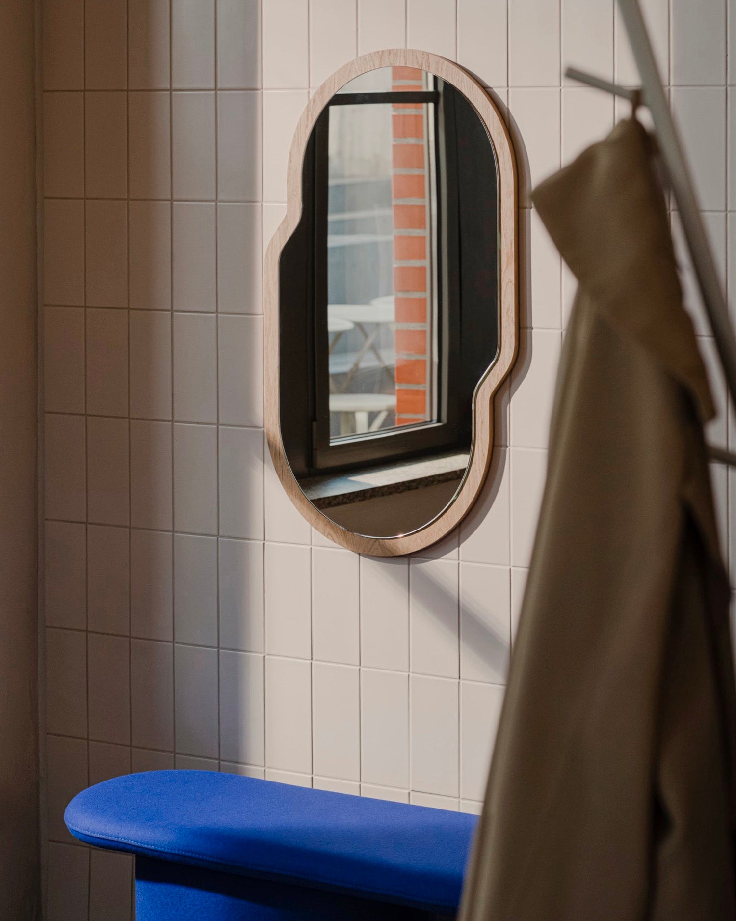 Specchio in legno Tafla