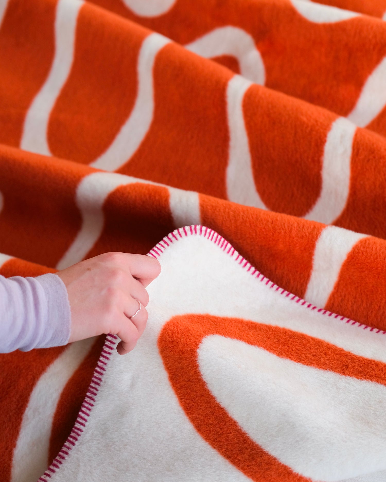 Coperta in cotone Swirl