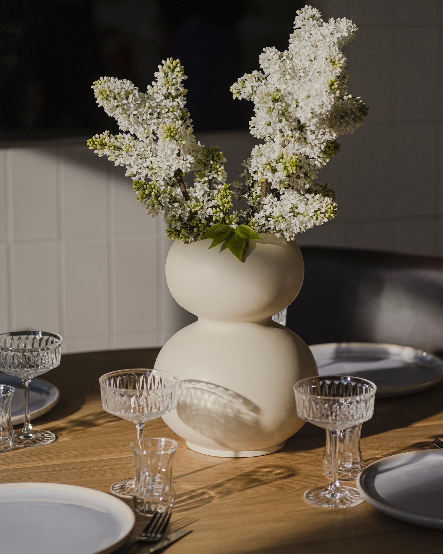 Vaso in ceramica Tuga, beige