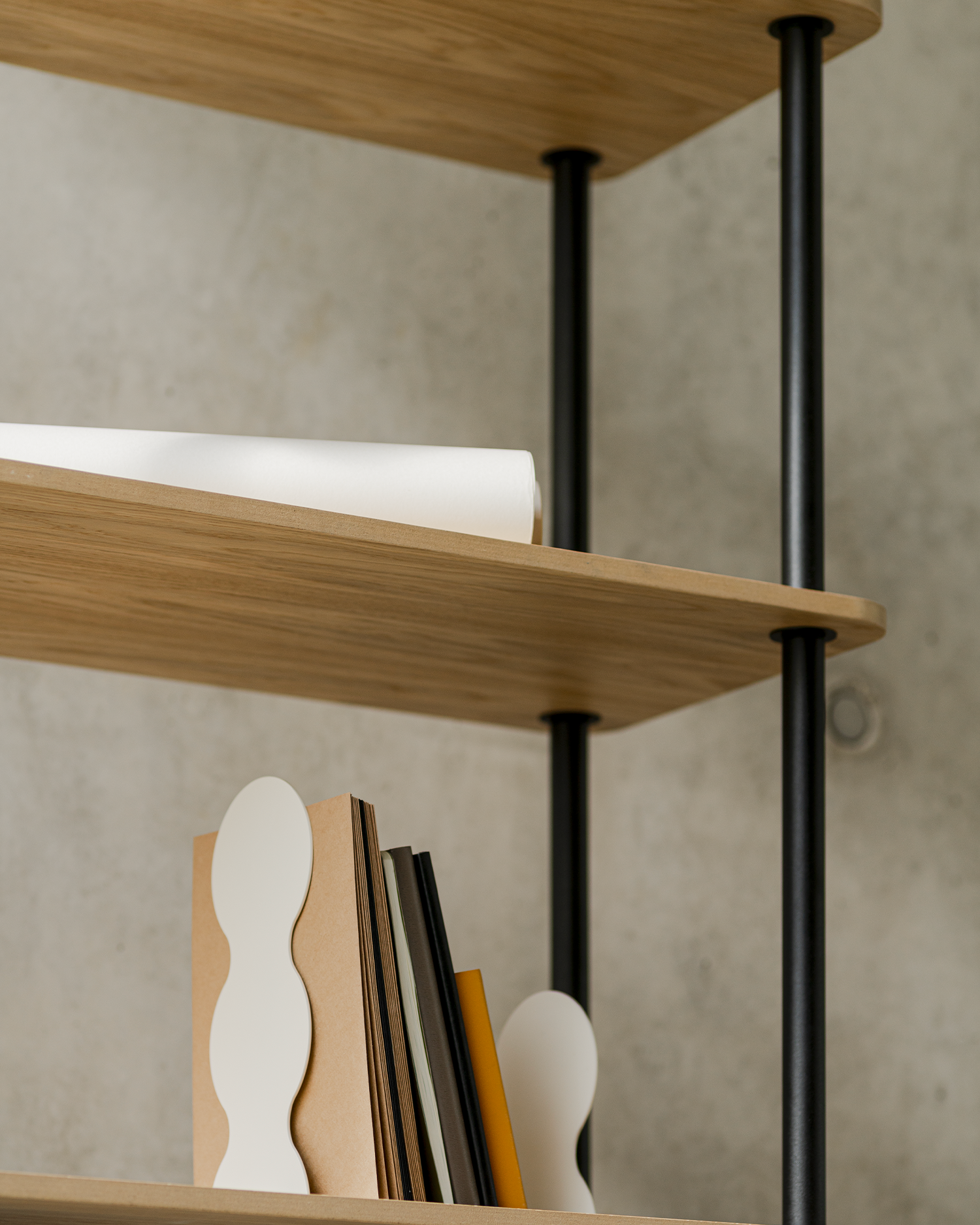 Scaffale in legno Teidi unit 3, naturale