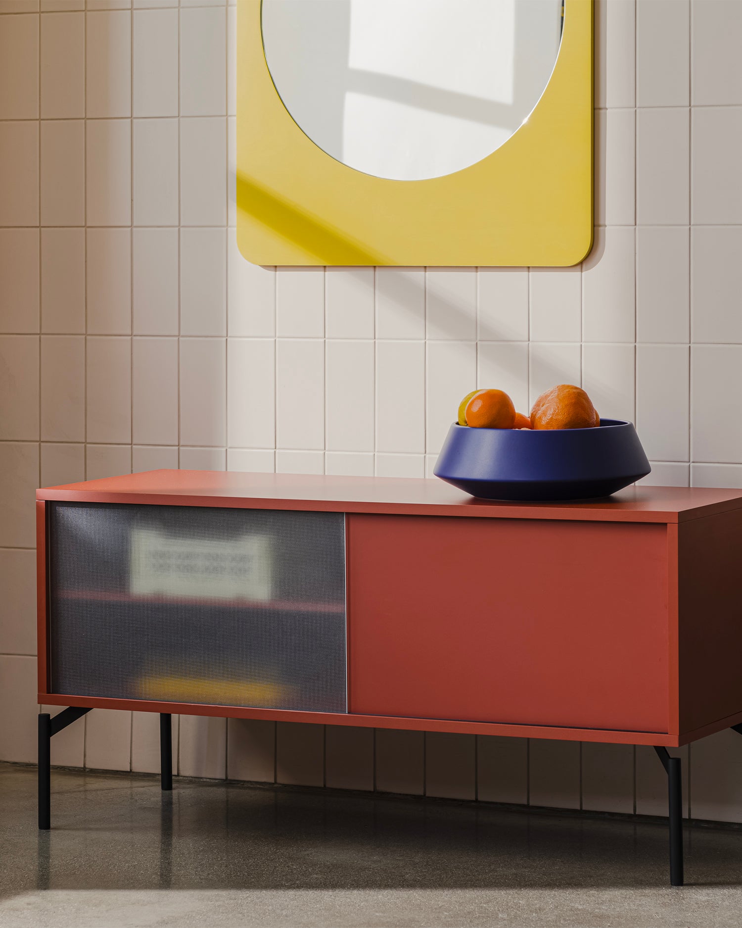 Mobile TV Met Mini, terracotta