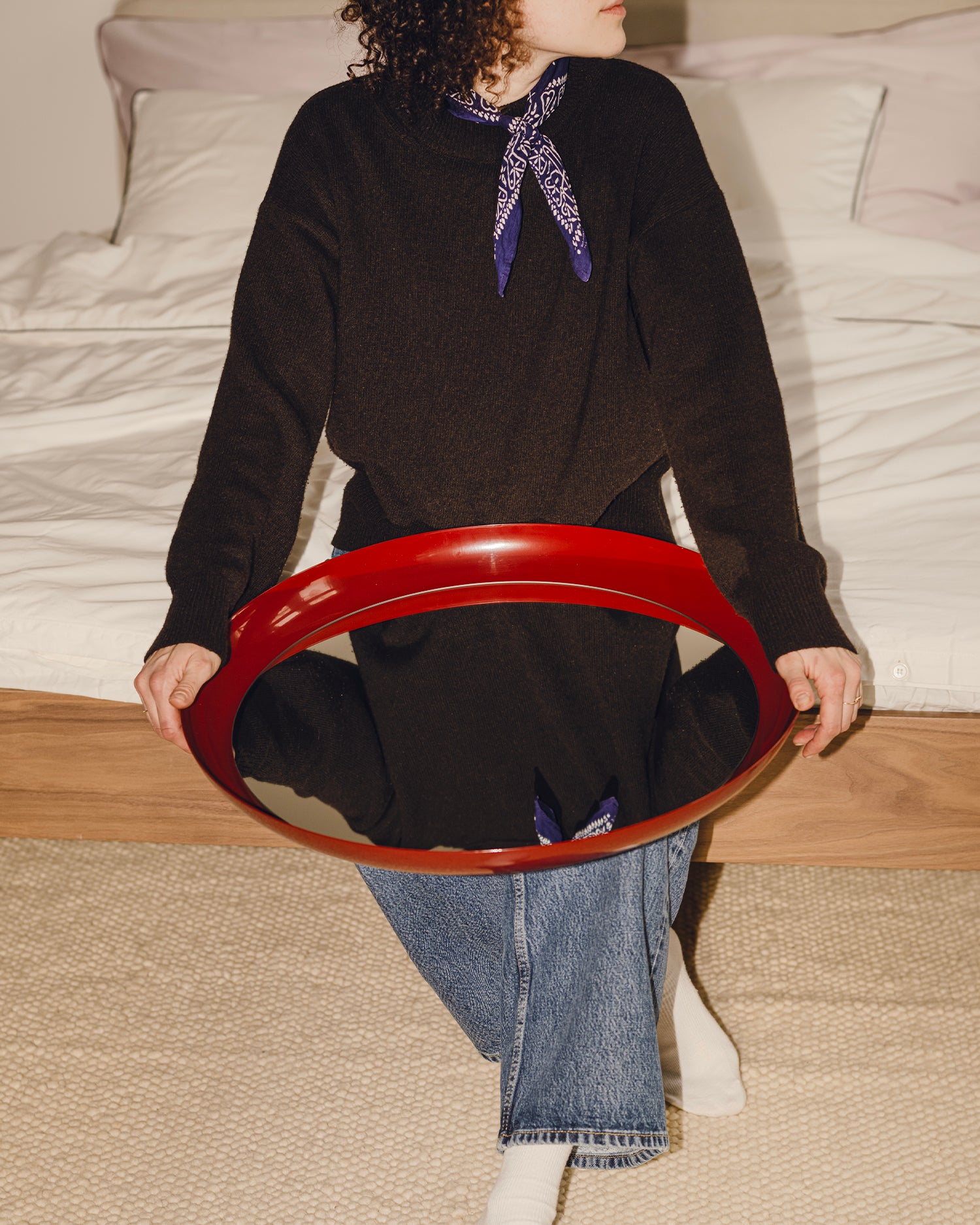 Specchio in acciaio Allo