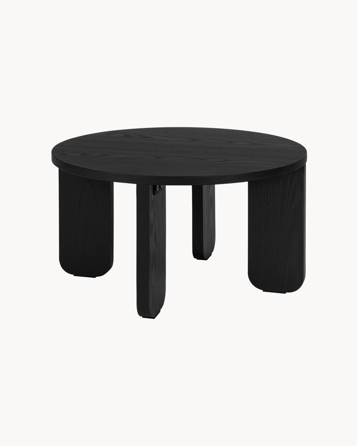 Tavolino piccolo da salotto in legno nero Kuvu