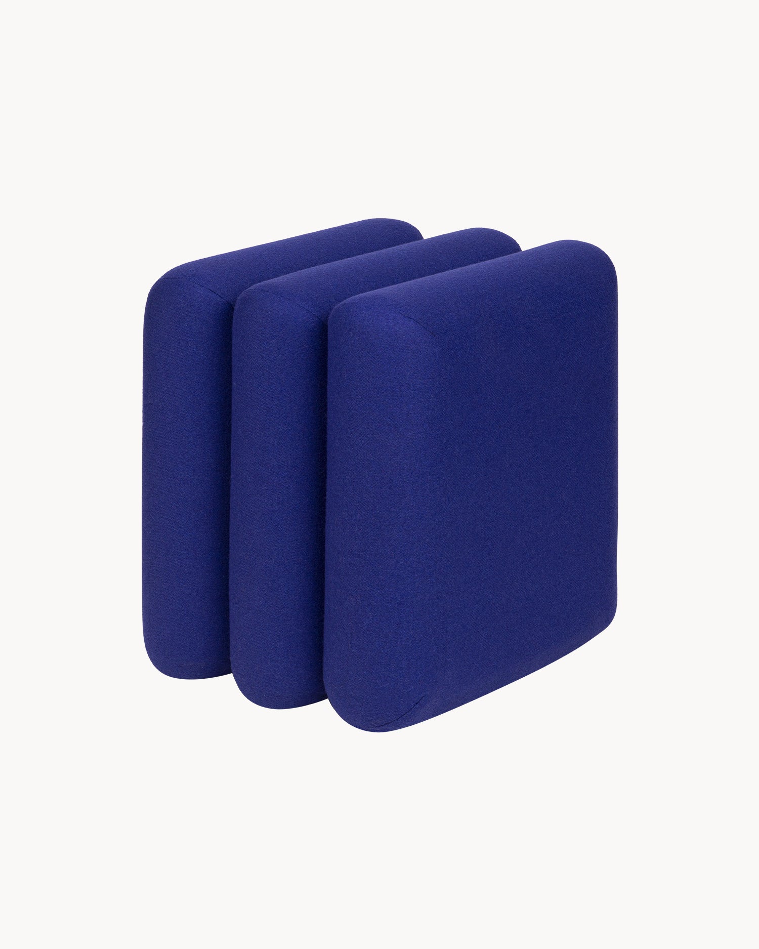 Pouf imbottito Radd, blu