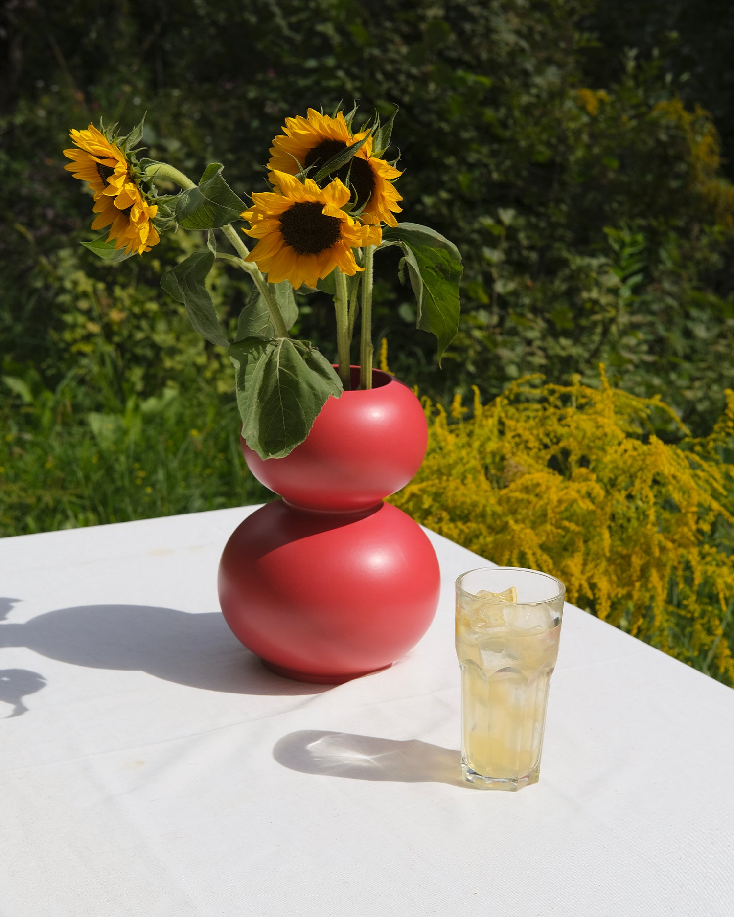 Vaso in ceramica Tuga, rosso