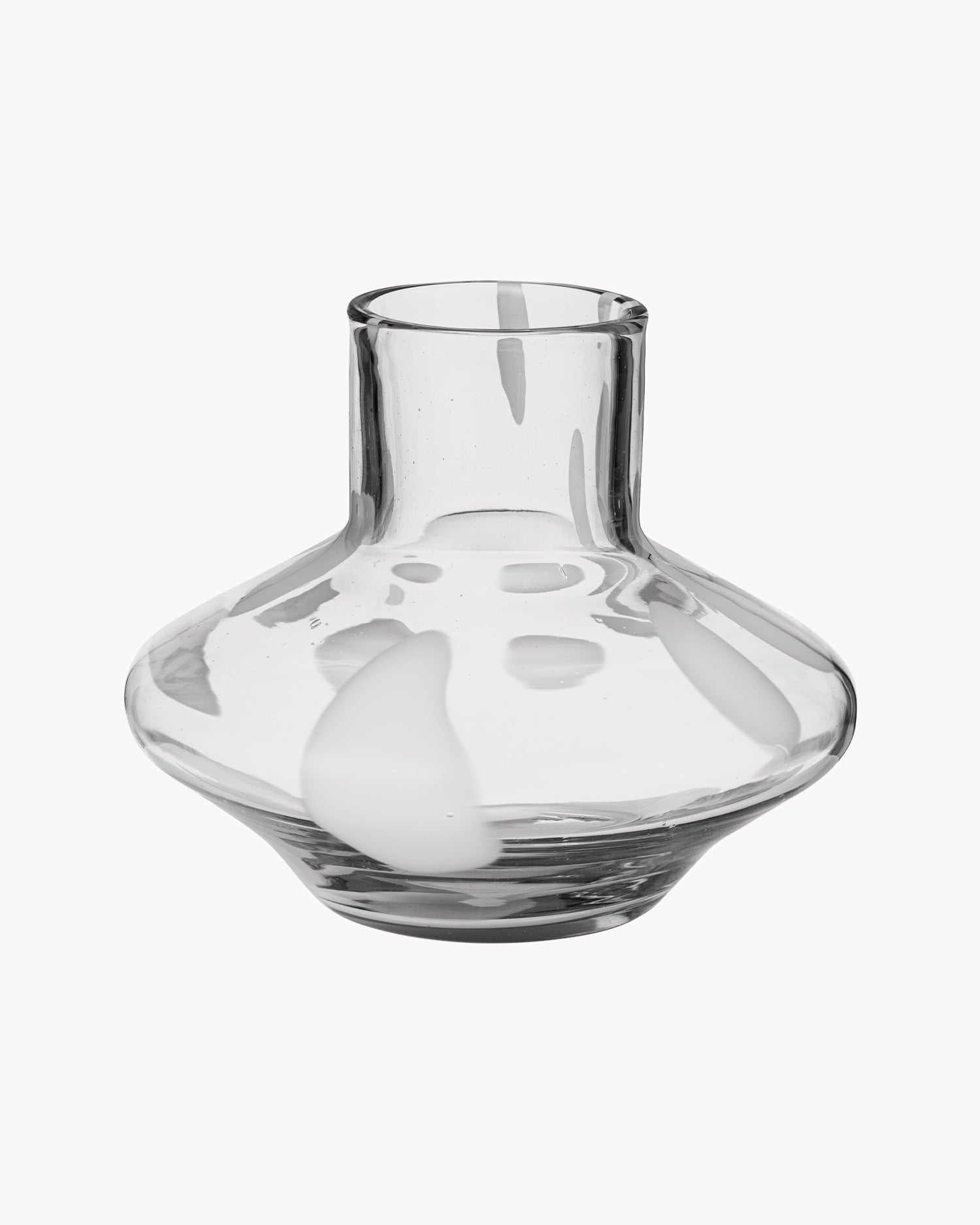 Vaso in vetro soffiato realizzato a mano Glom