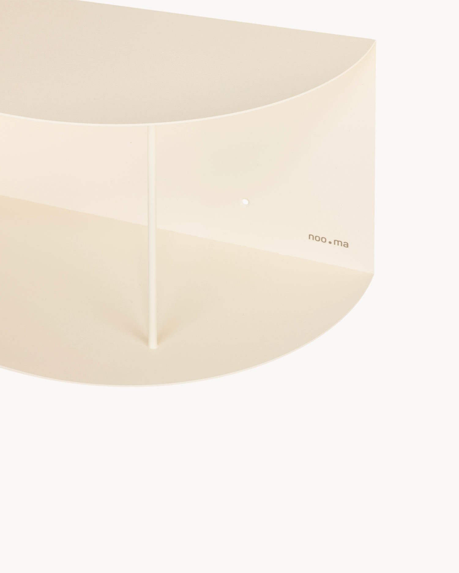 Mensola in acciaio Lina, beige