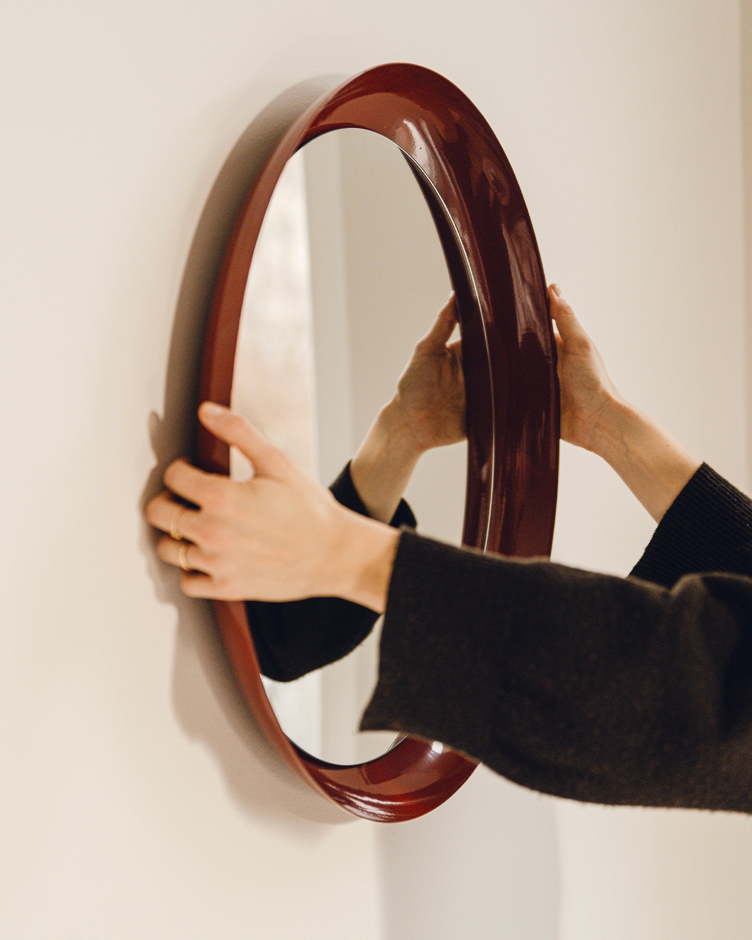 Specchio in acciaio Allo