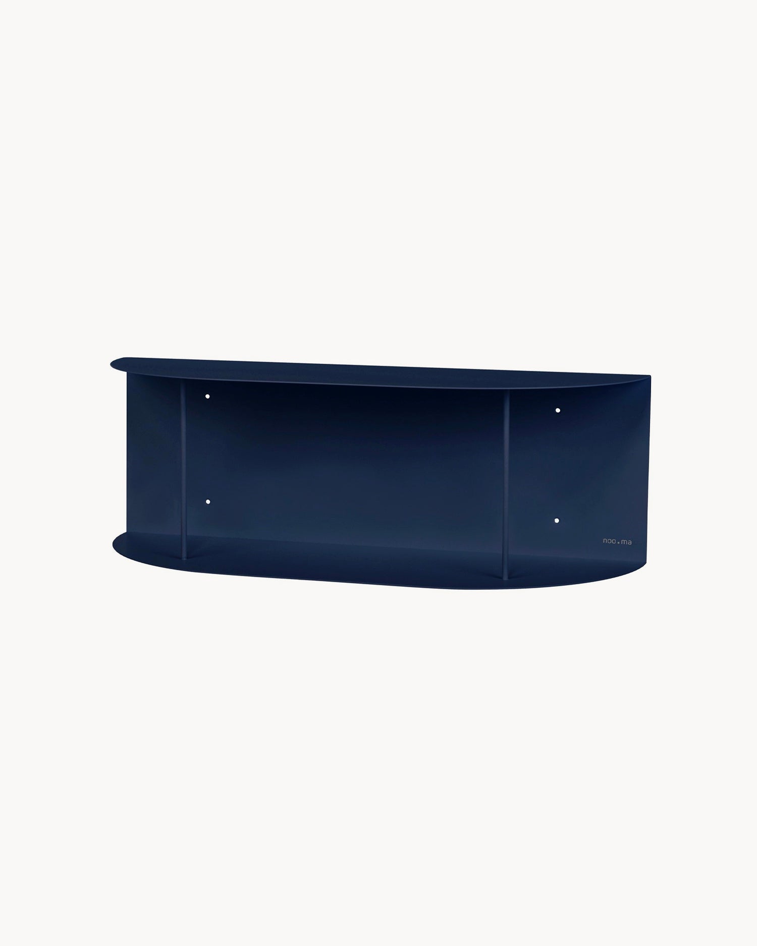 Mensola piccola in acciaio Lina, blu navy