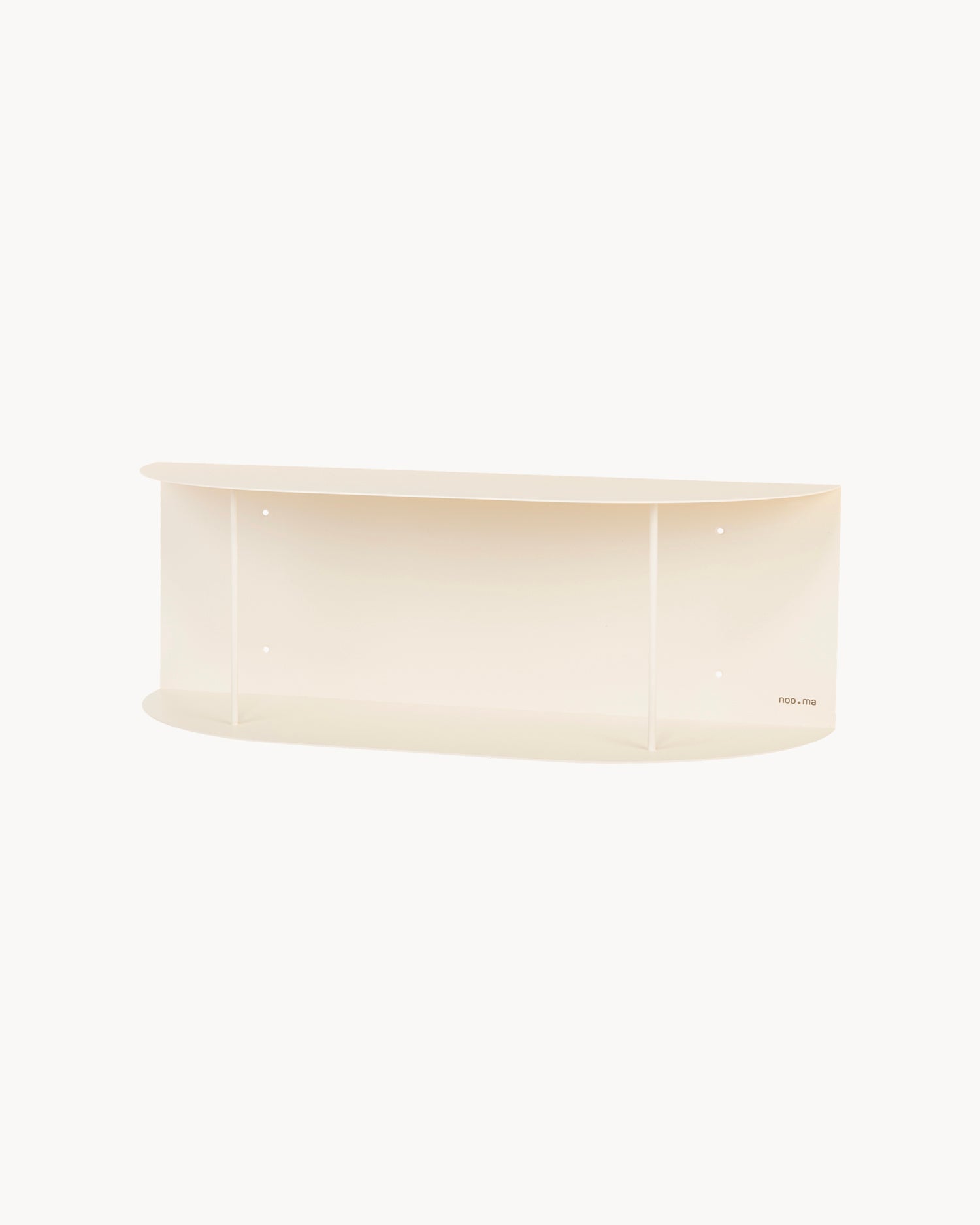 Mensola piccola in acciaio Lina, beige