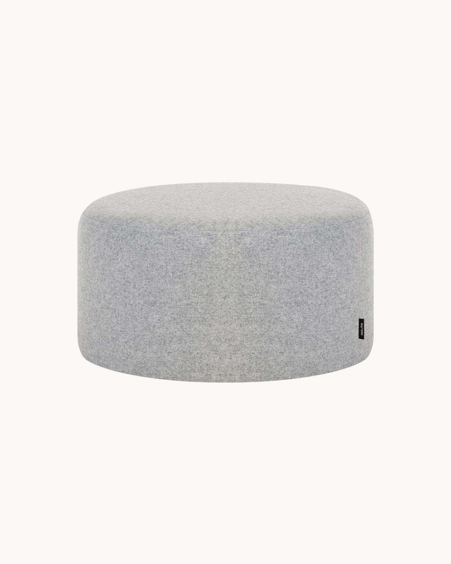 Pouf basso imbottito Folk, vari colori