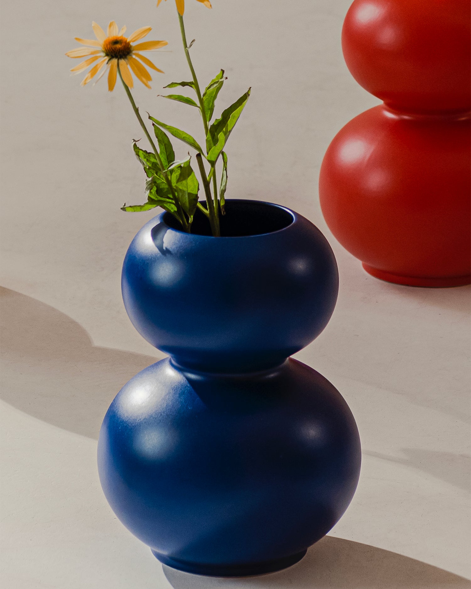 Vaso in ceramica Tuga, blu