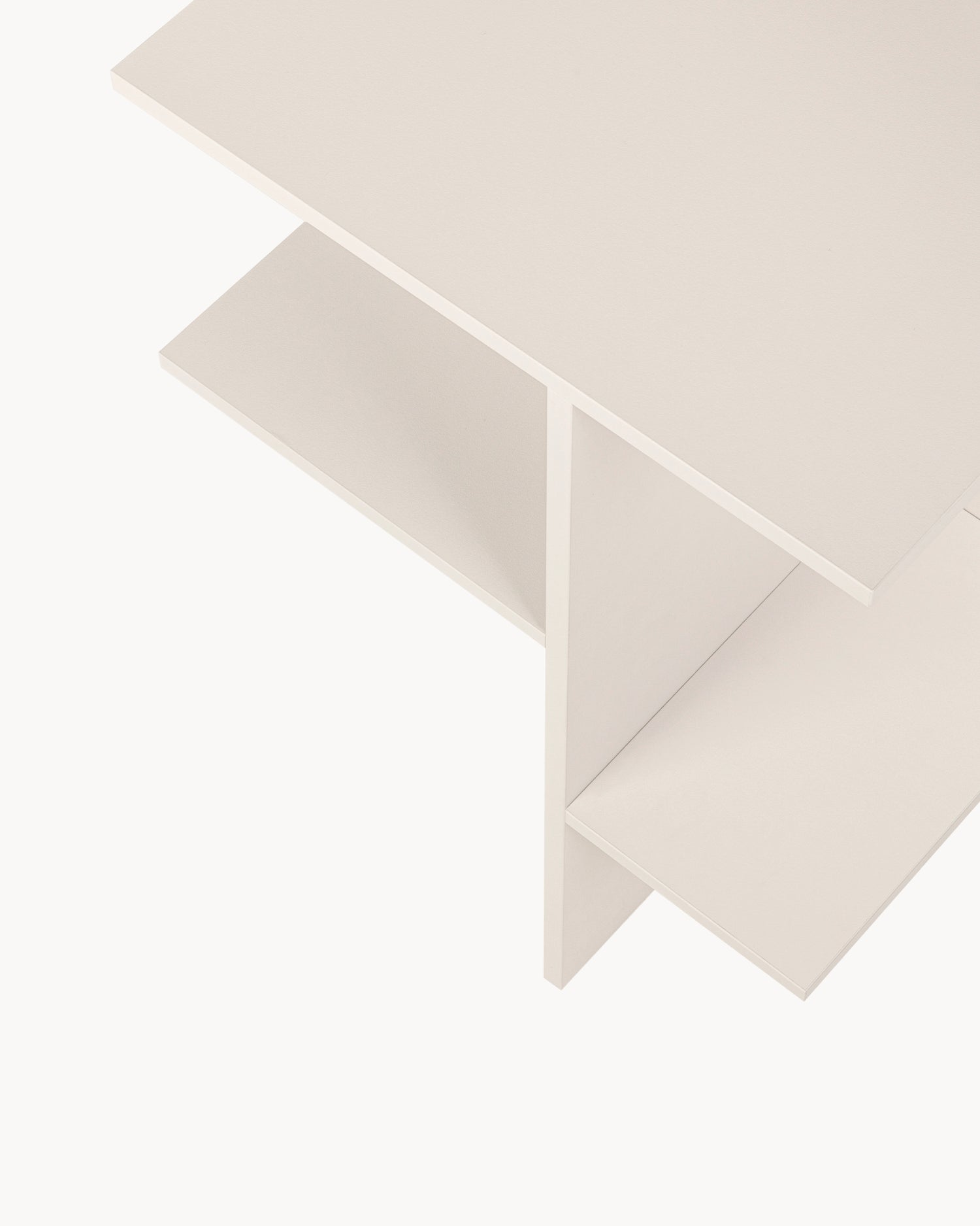 Tavolino in legno Atik, grigio chiaro