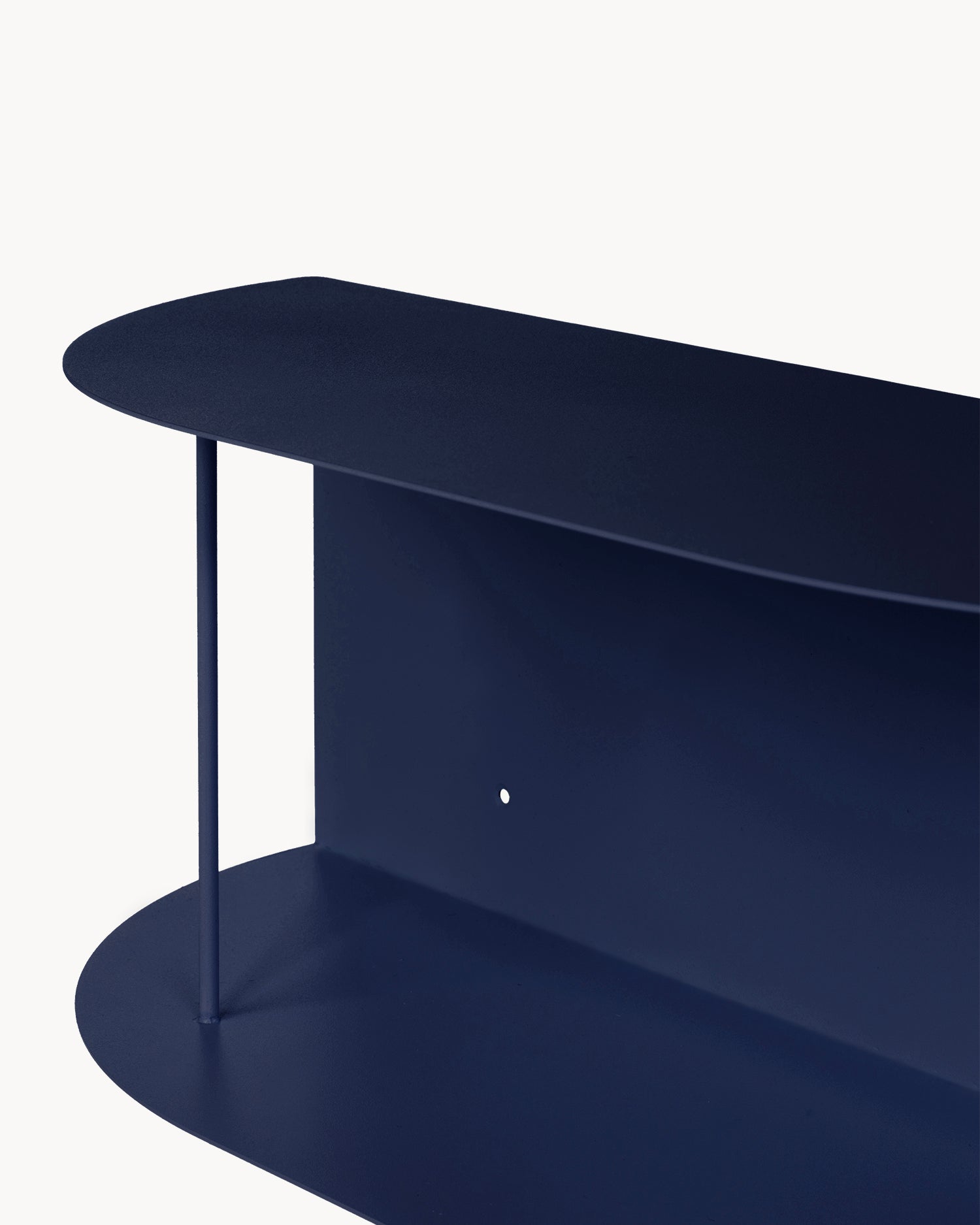 Mensola in acciaio Lina, blu navy