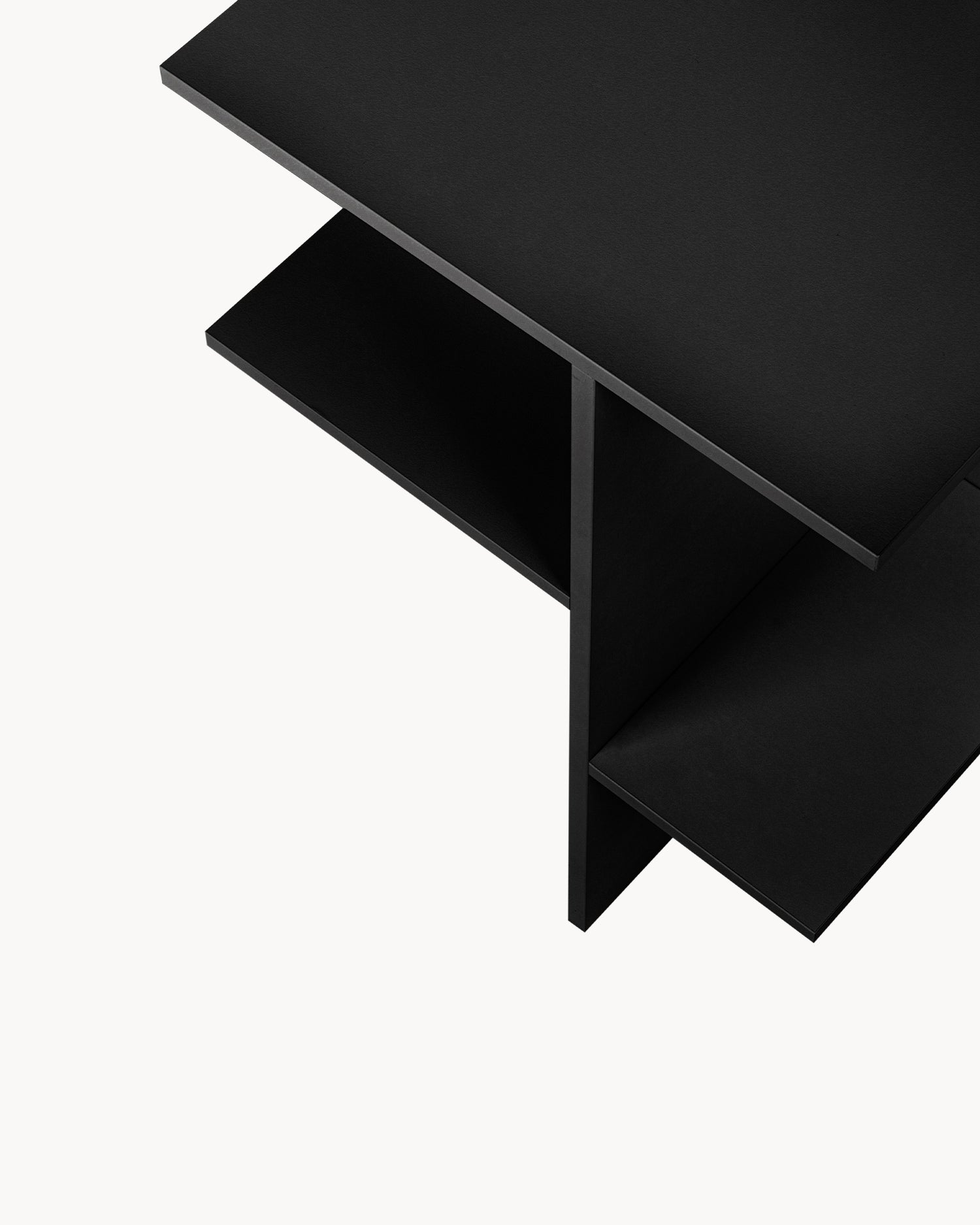 Tavolino in legno Atik, nero