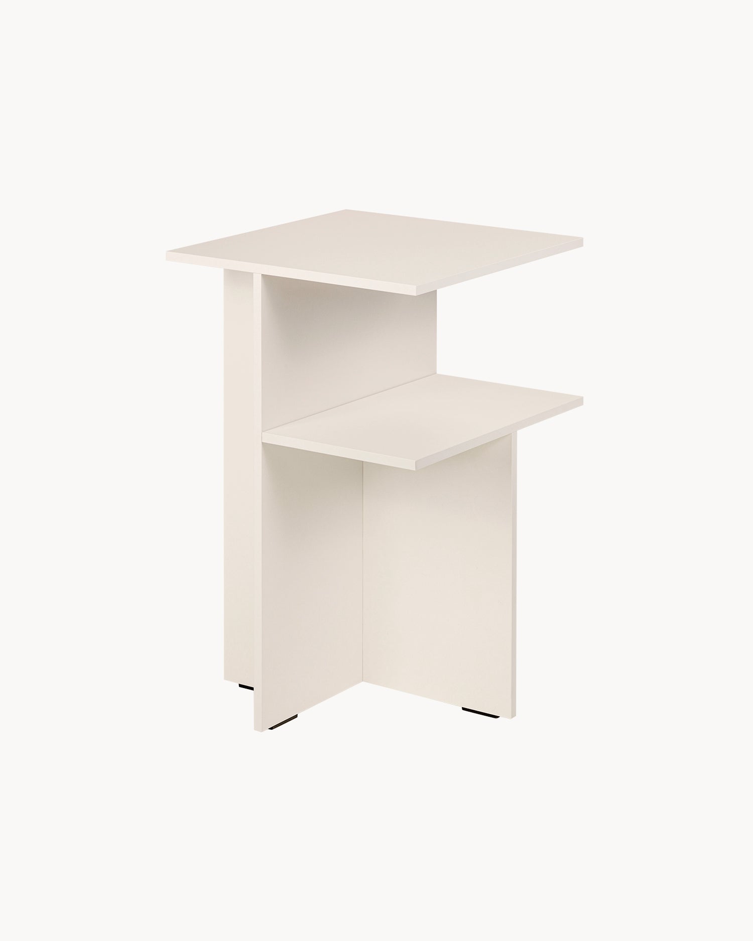 Tavolino in legno Atik, grigio chiaro