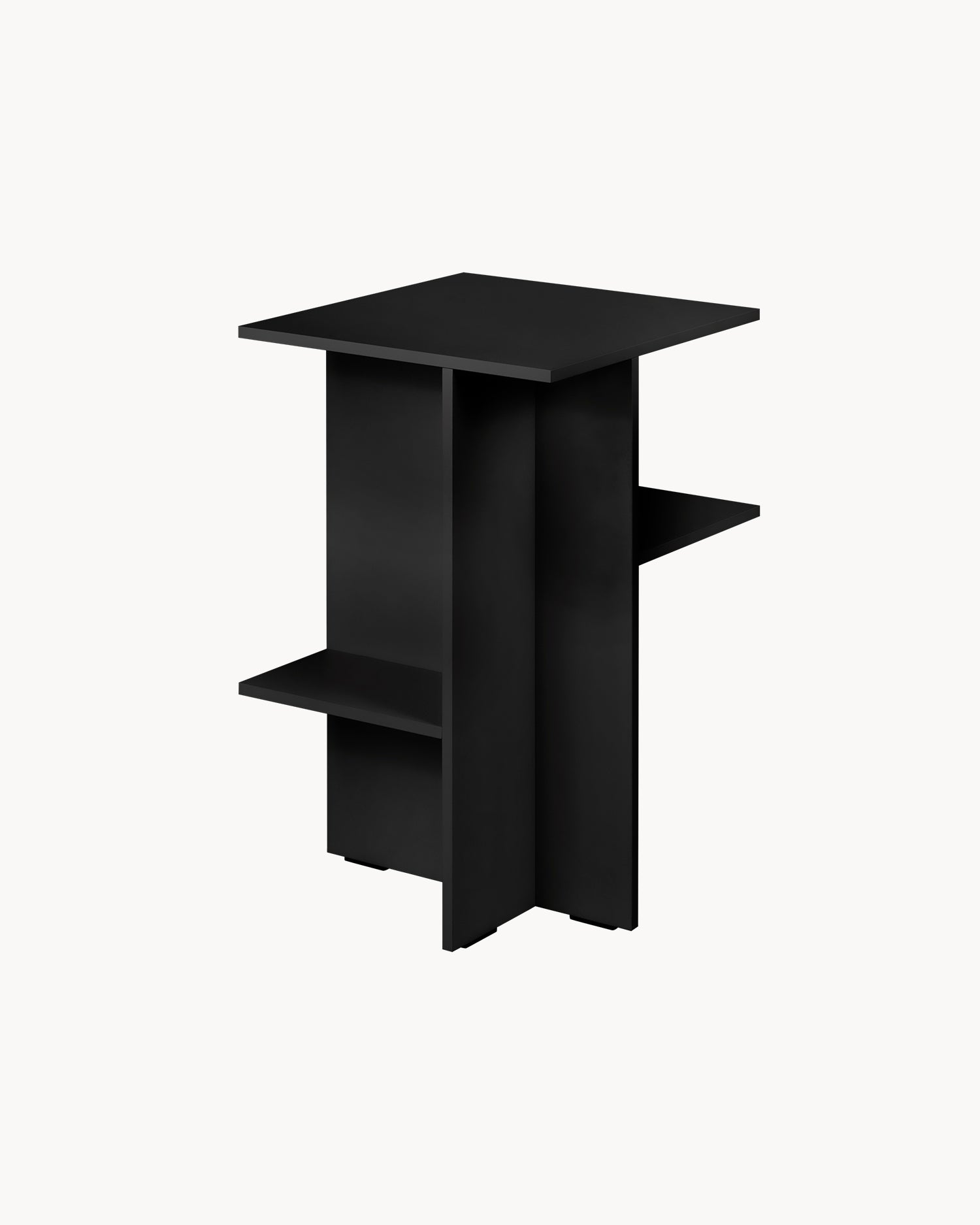 Tavolino in legno Atik, nero