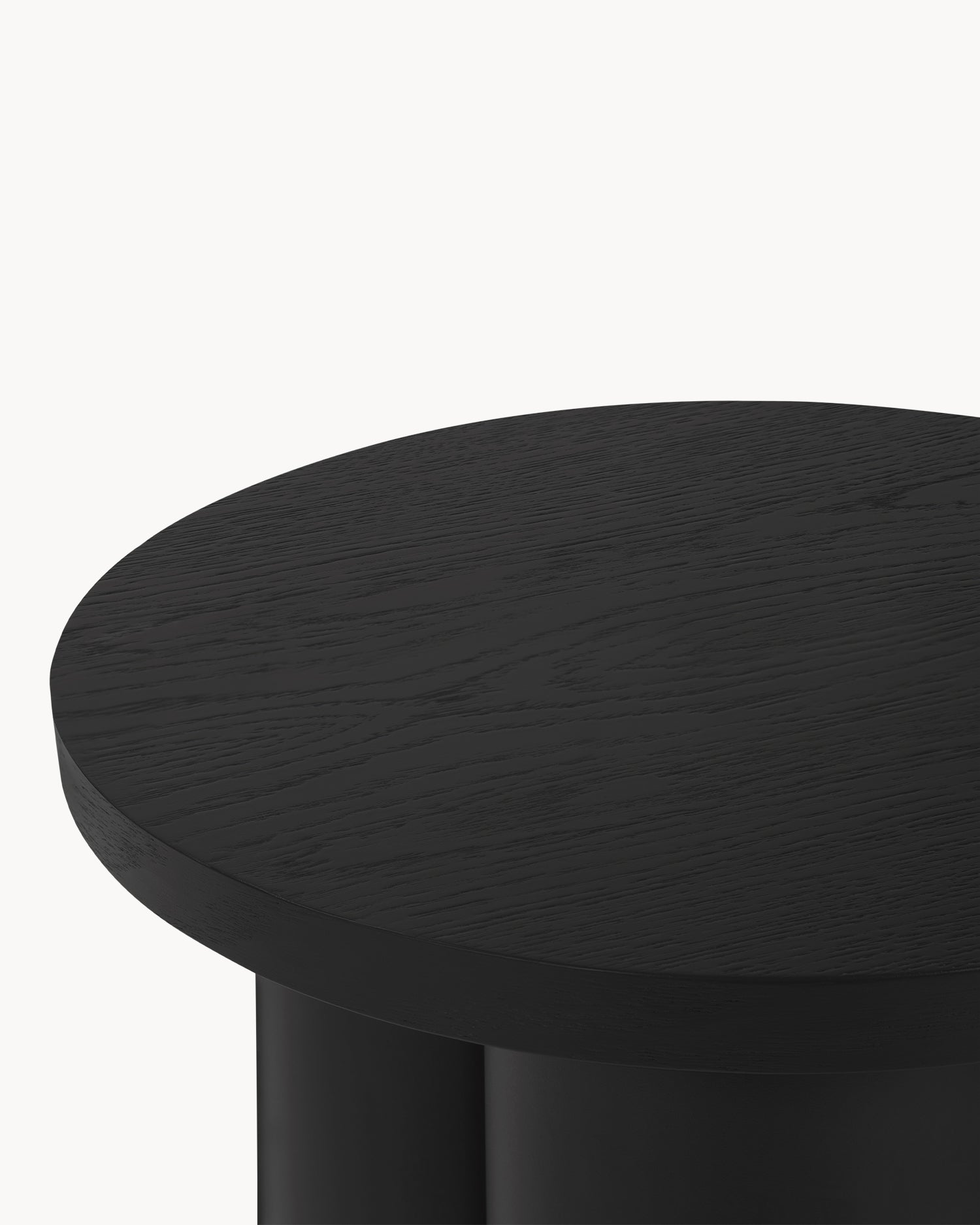 Tavolino in legno Oly, nero