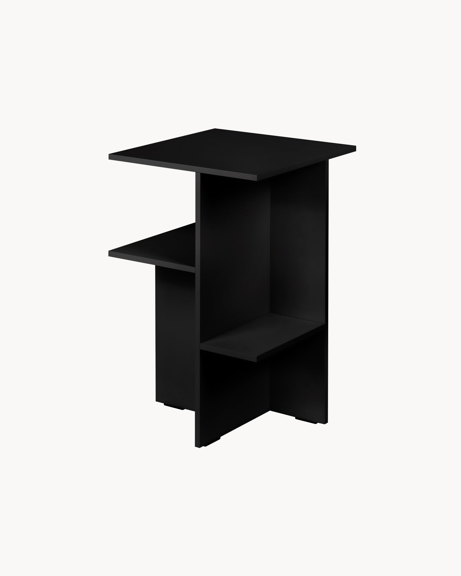 Tavolino in legno Atik, nero