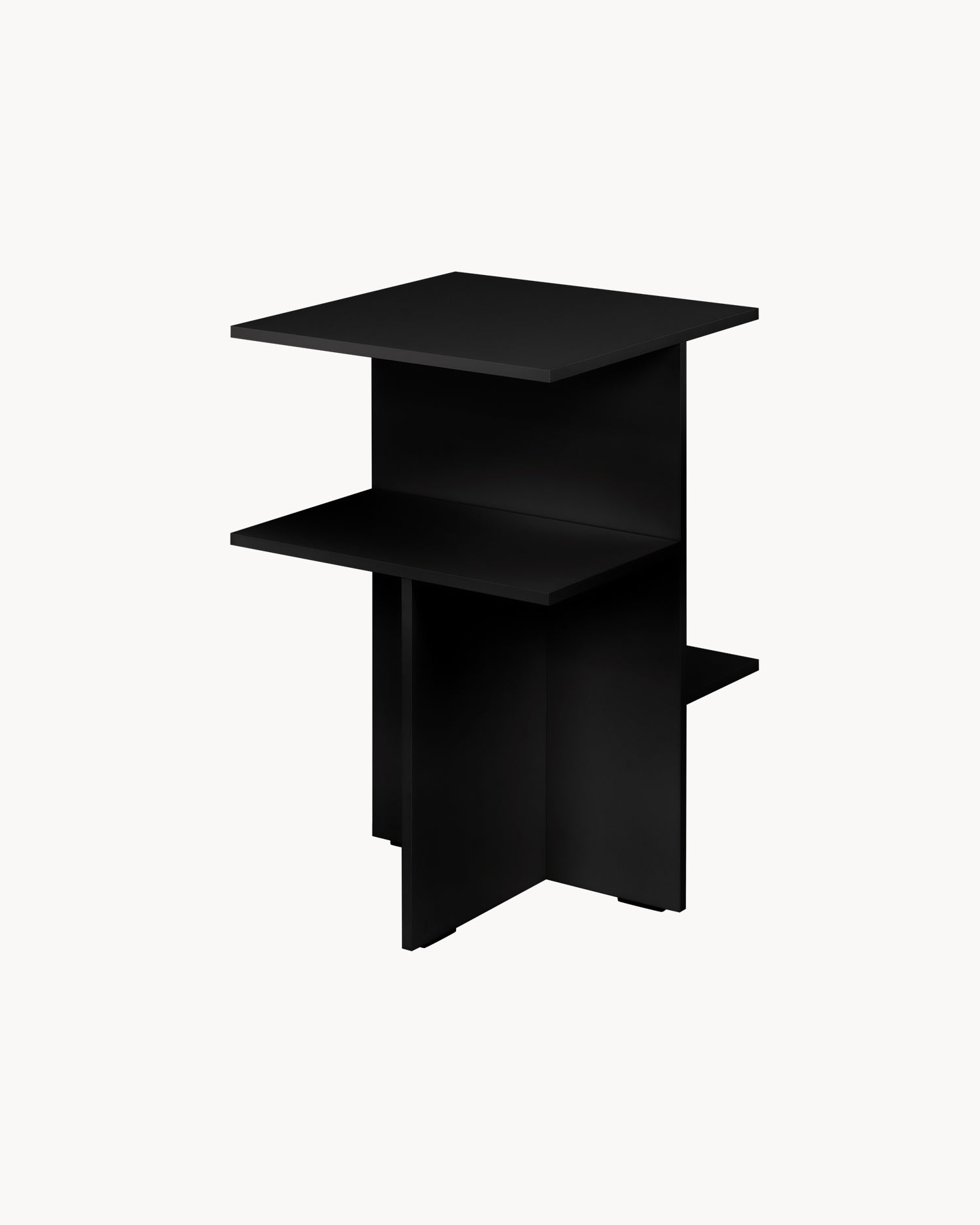Tavolino in legno Atik, nero