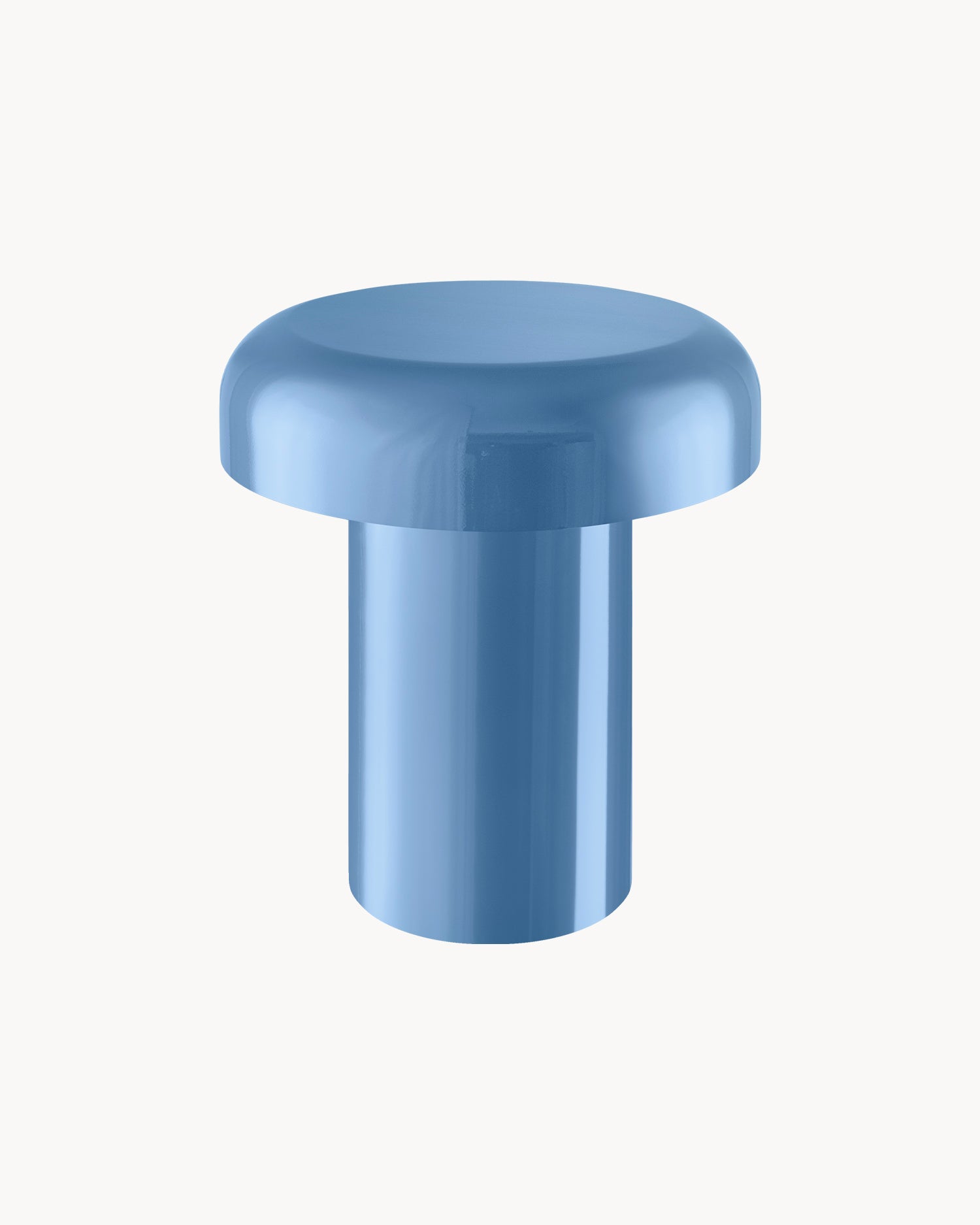 Tavolino in acciaio Miko, azzurro