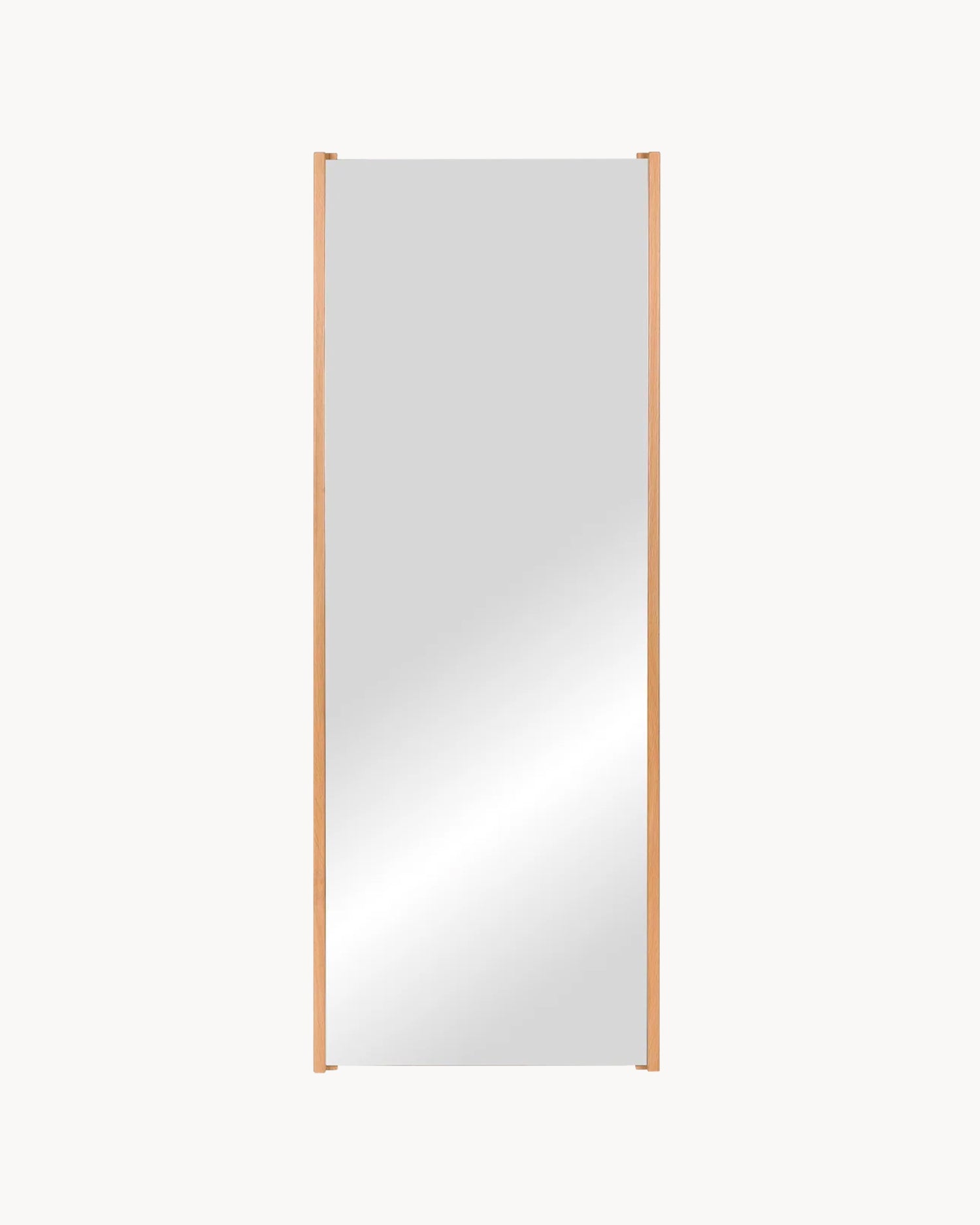 Specchio da parete con cornice in legno Lun