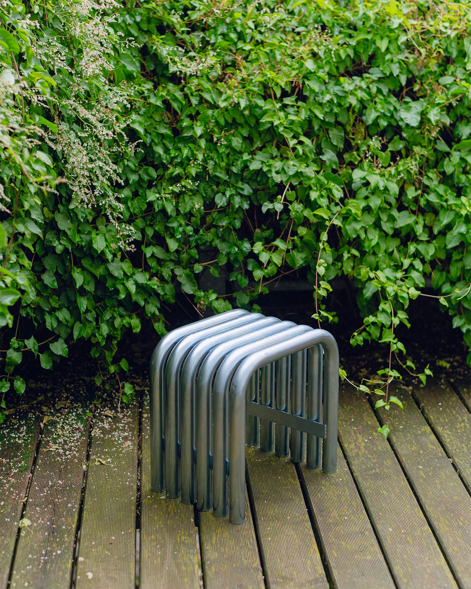 Sgabello in acciaio Nook - acciaio