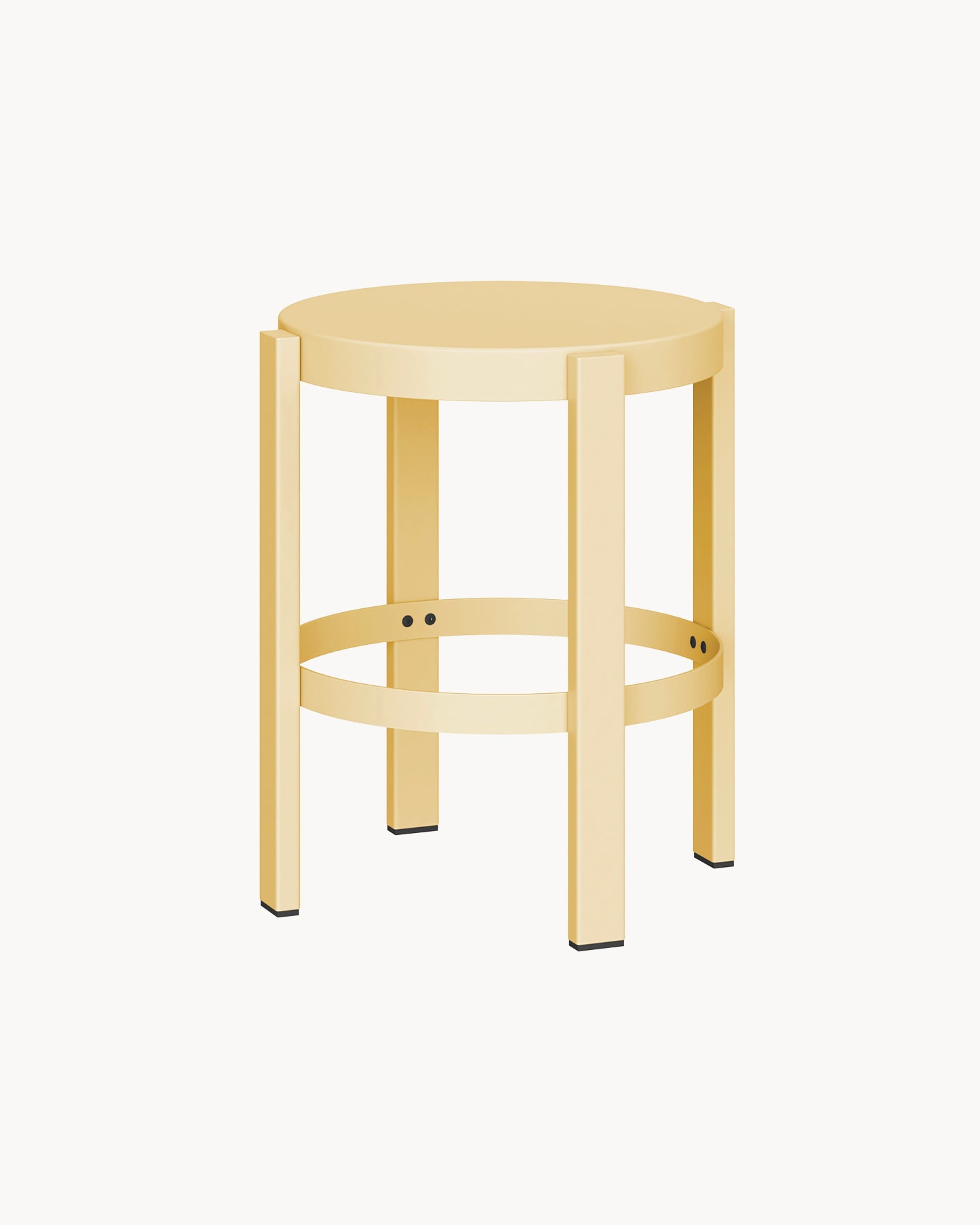 Sgabello in acciaio Doon