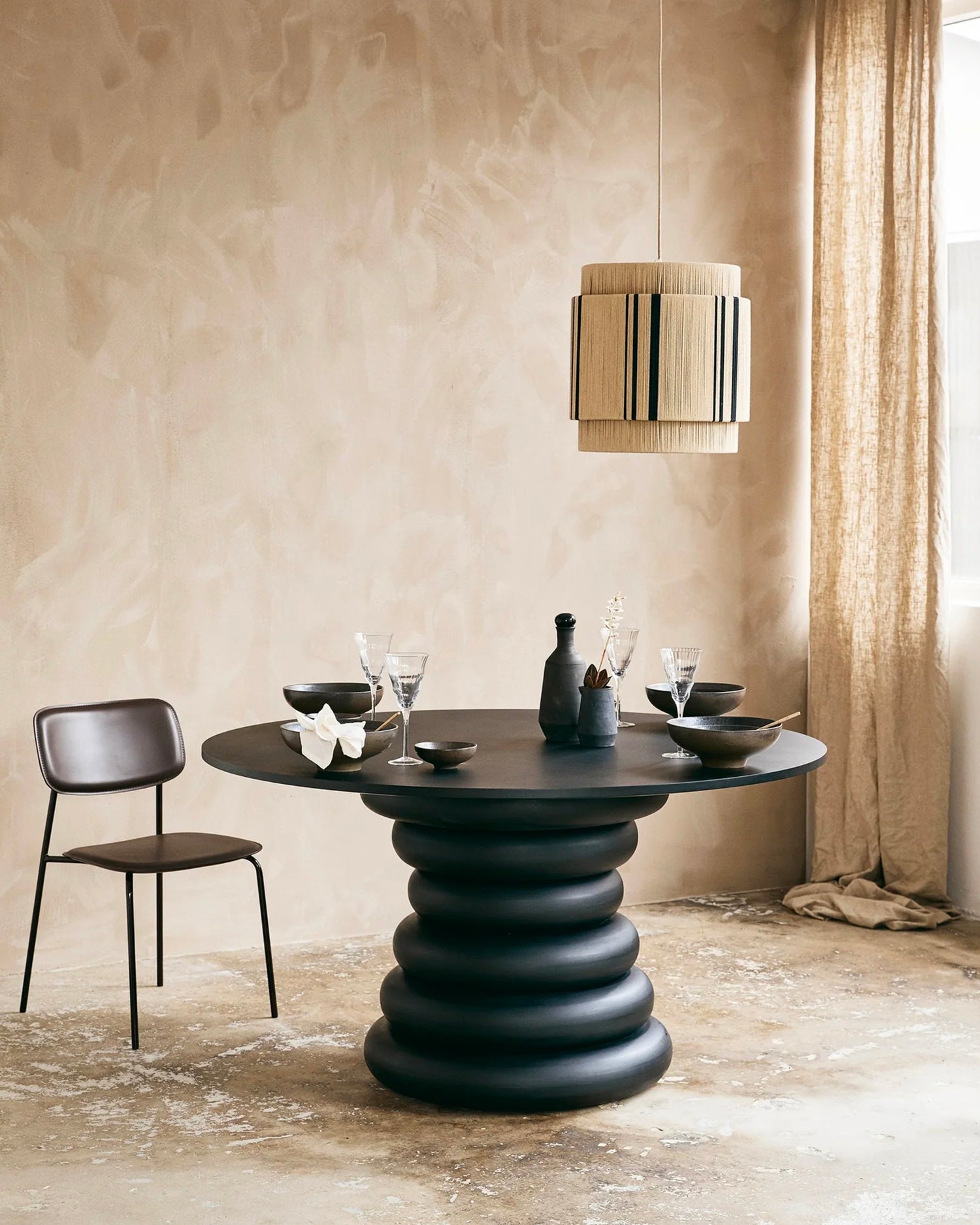 Tavolo da pranzo rotondo Yalu