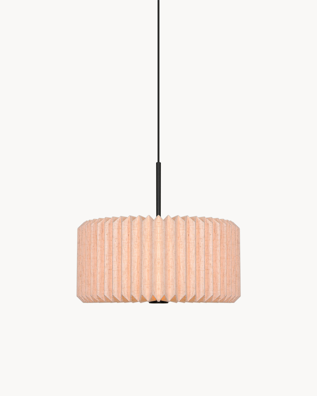 Lampada a sospensione in tessuto plissettato Vivienne