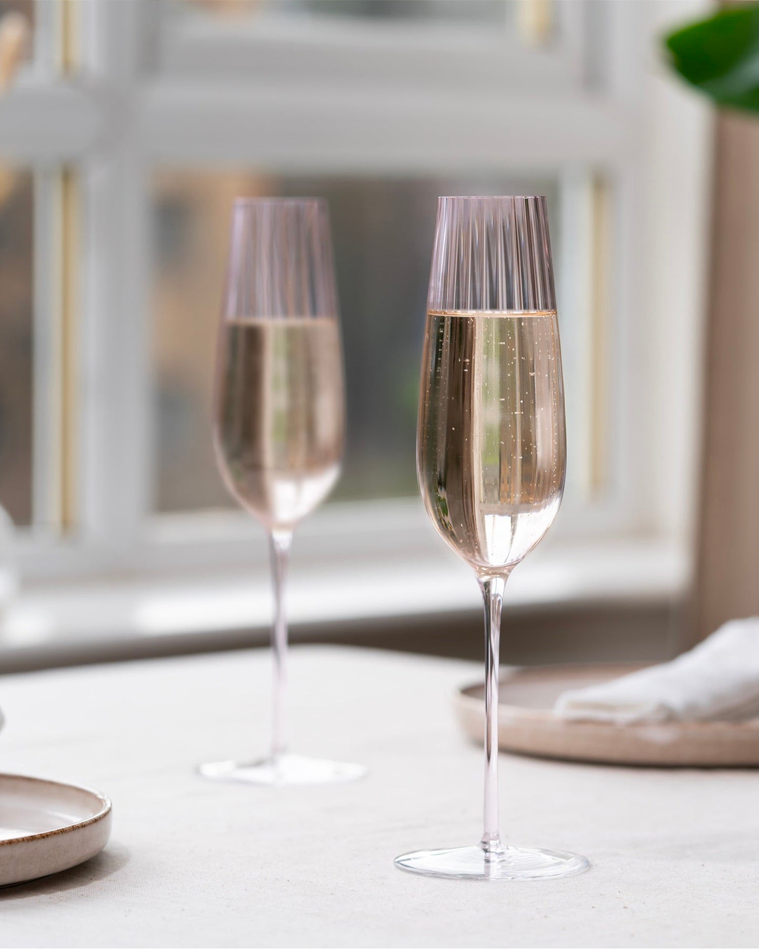 Set 2 flute da champagne Round Up