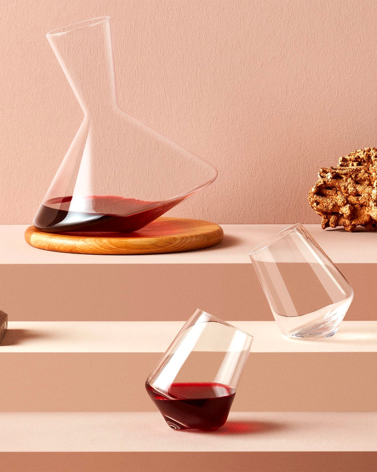 Decanter per vino in cristallo Balance