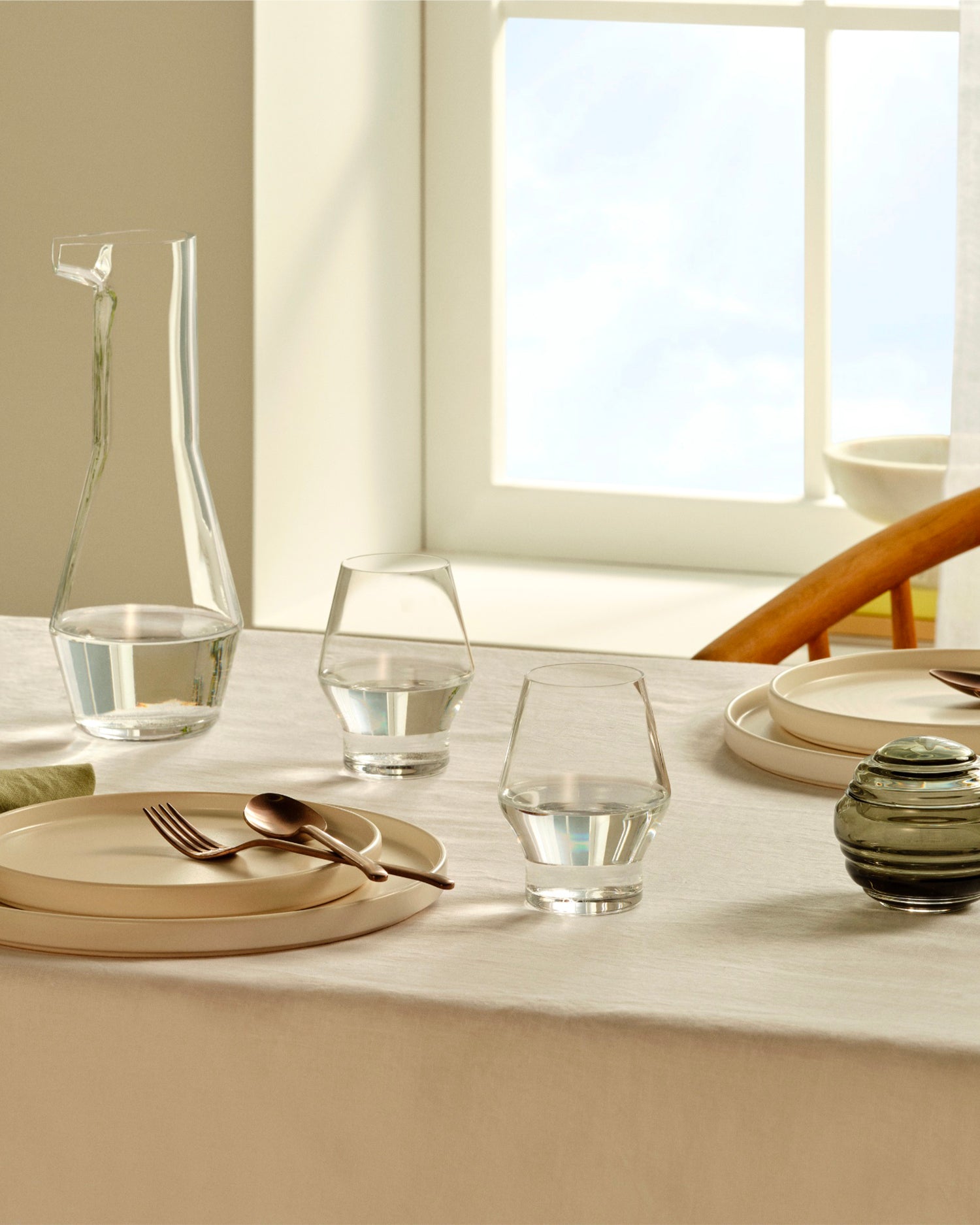 Set 2 bicchieri in cristallo Beak