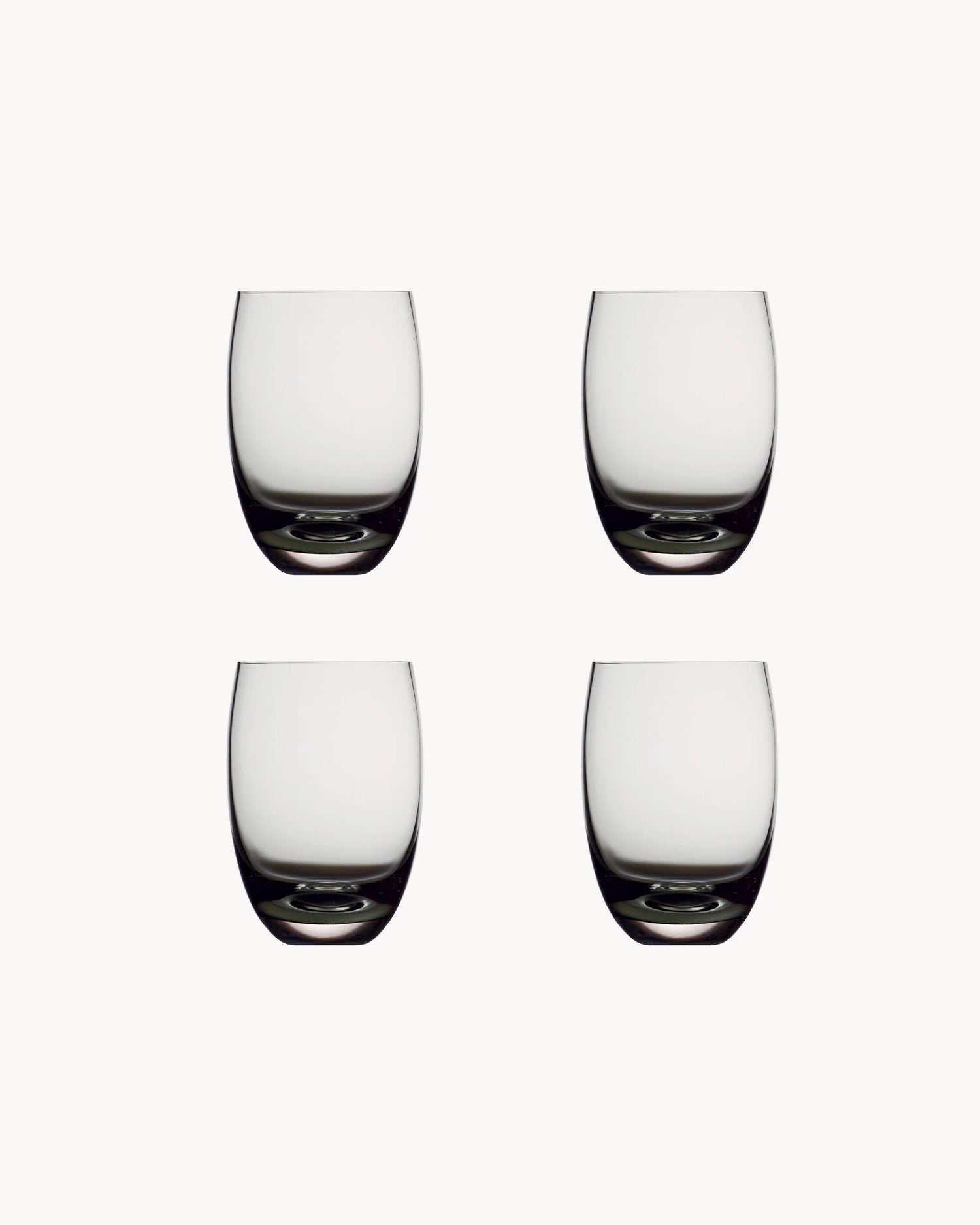 Set 4 bicchieri acqua in cristallo Colored O