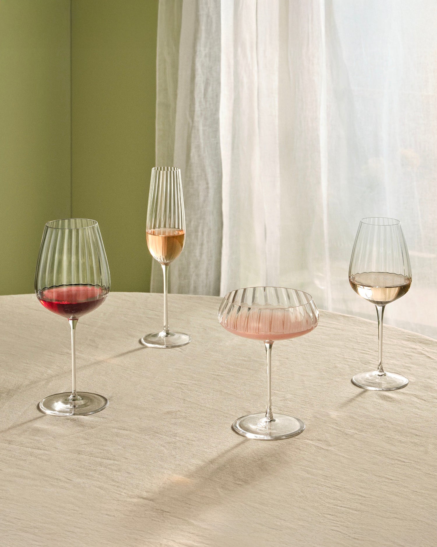 Set 2 flute da champagne Round Up