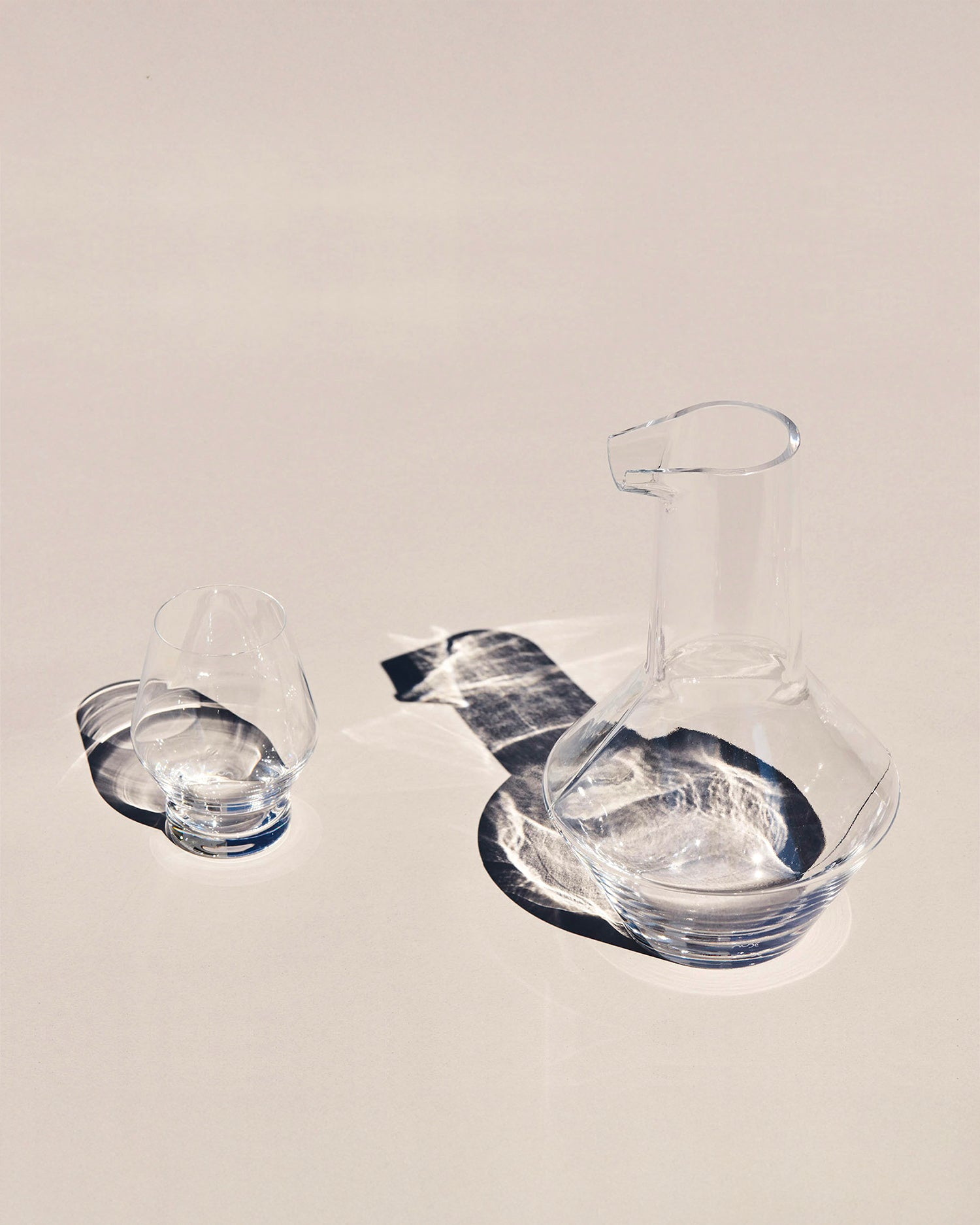 Set 2 bicchieri in cristallo Beak