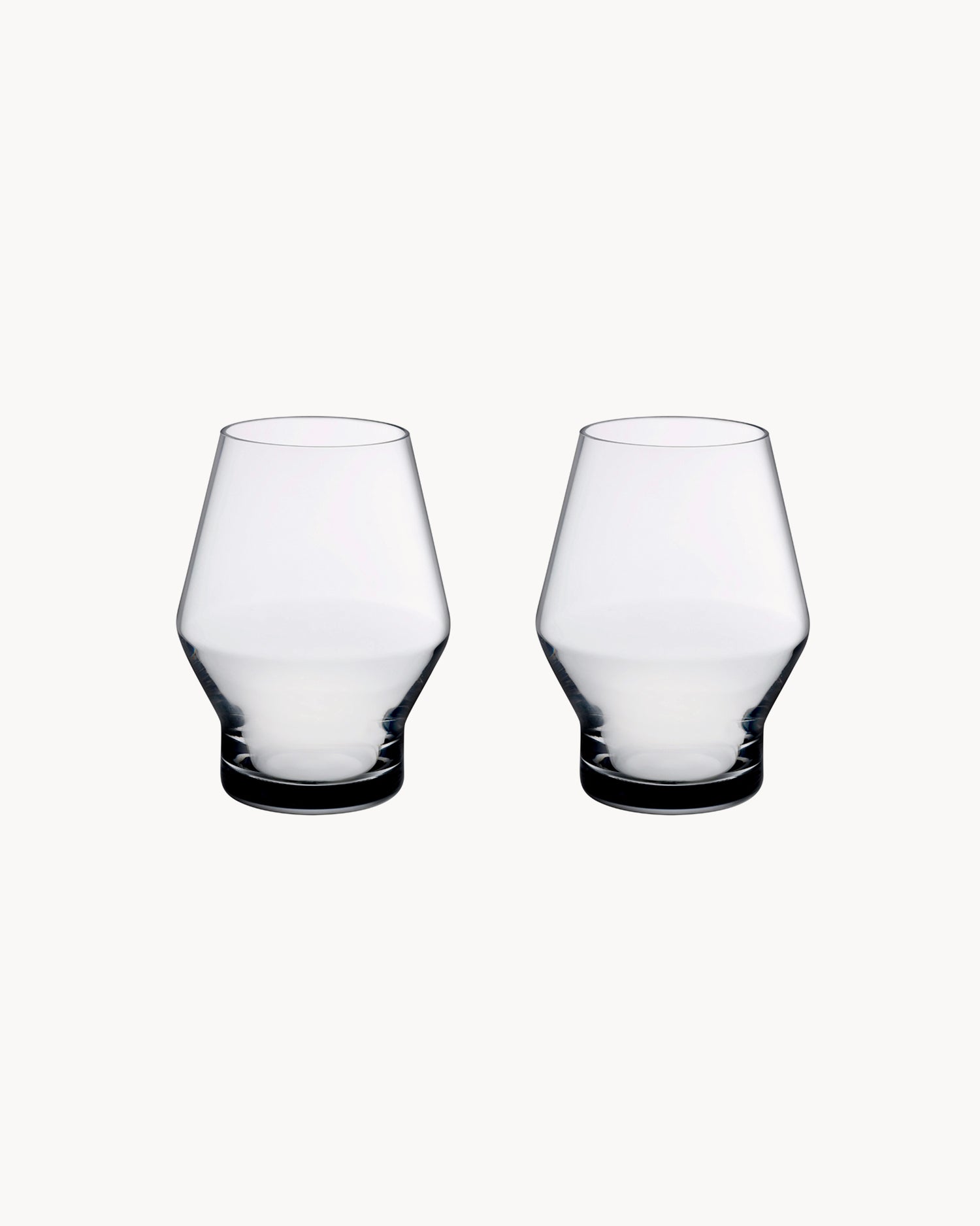 Set 2 bicchieri in cristallo Beak