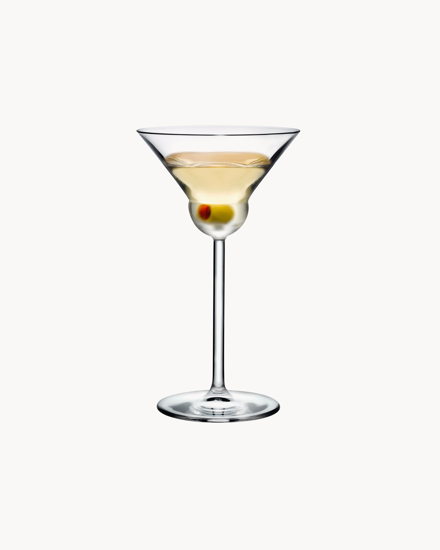 Set 2 bicchieri da martini in cristallo Vintage round