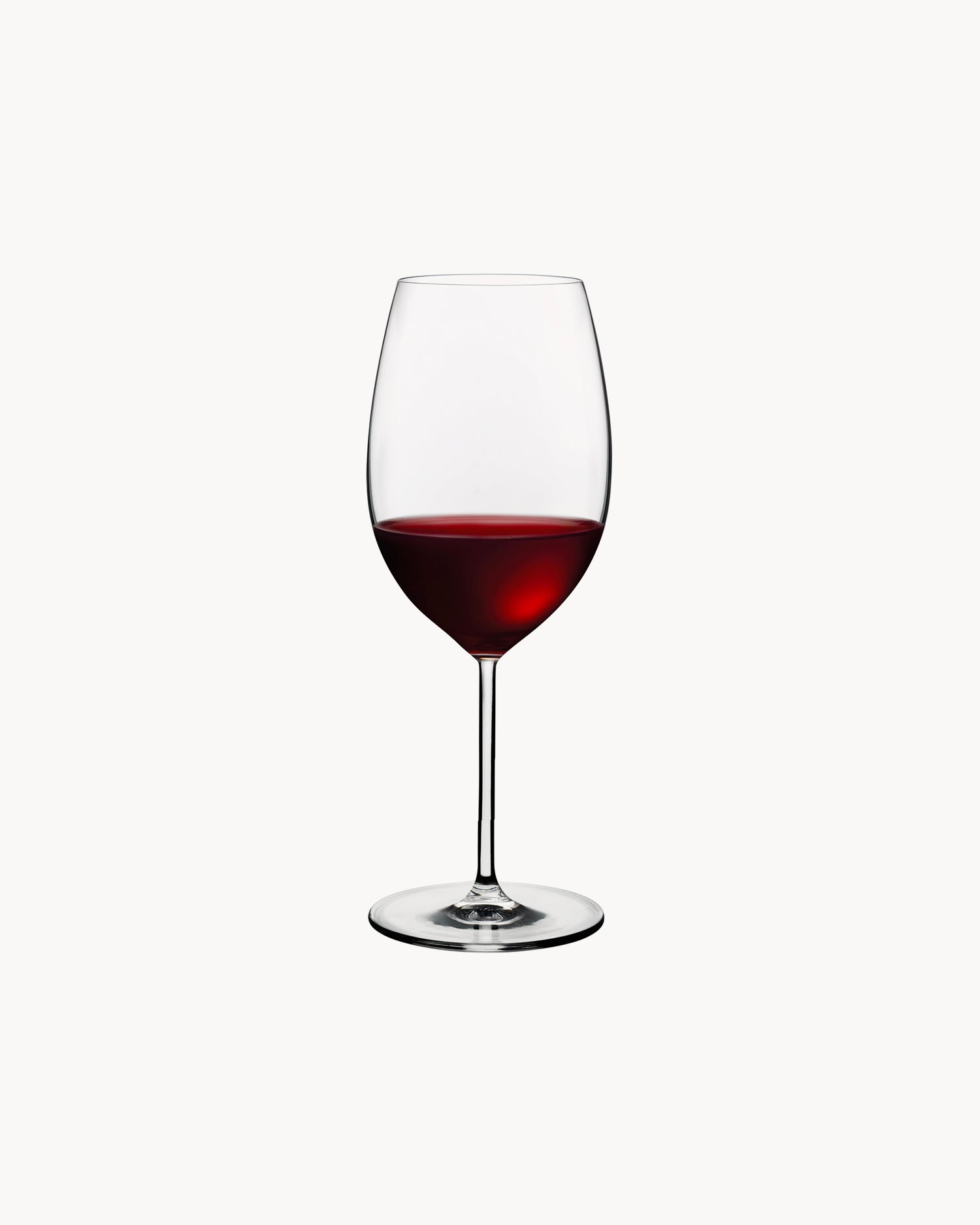 Set 2 calici da vino rosso in cristallo Vintage